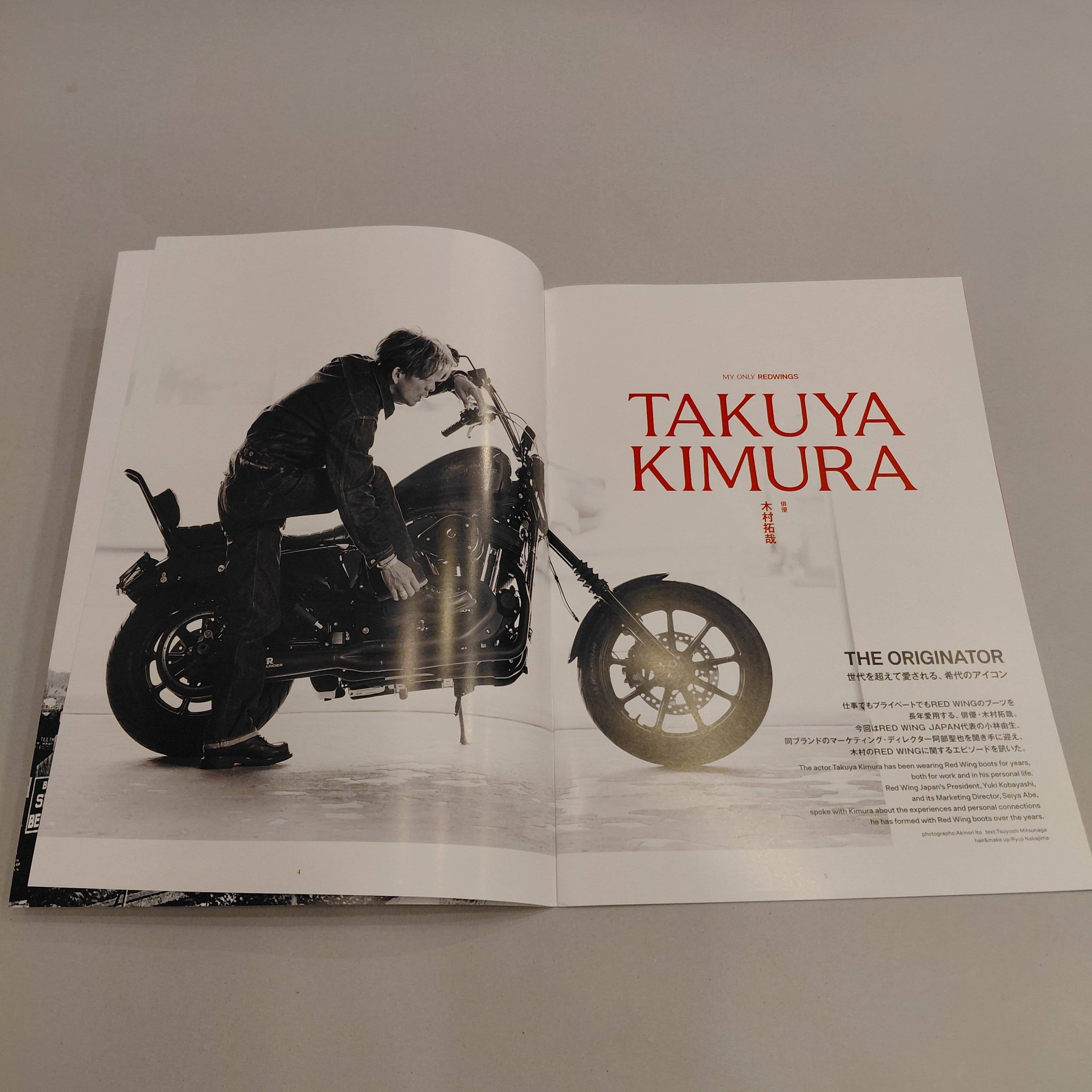 RISER Magazine 特別付録 レッドウイングジャパン20周年記念BOOK 木村
