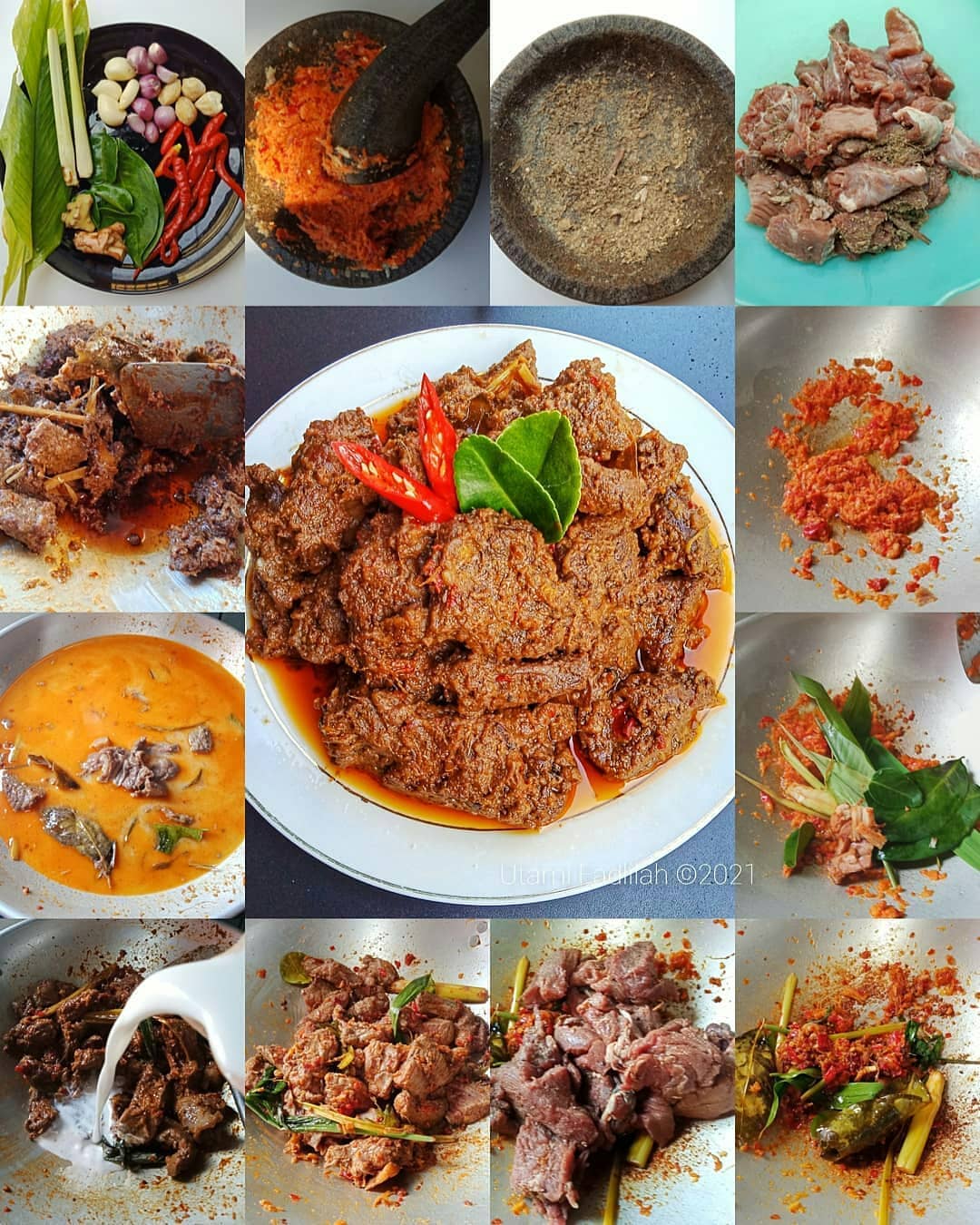 Resep - RENDANG by @utamiif Bahan: 600 gr daging sapi bagian sengkel ...