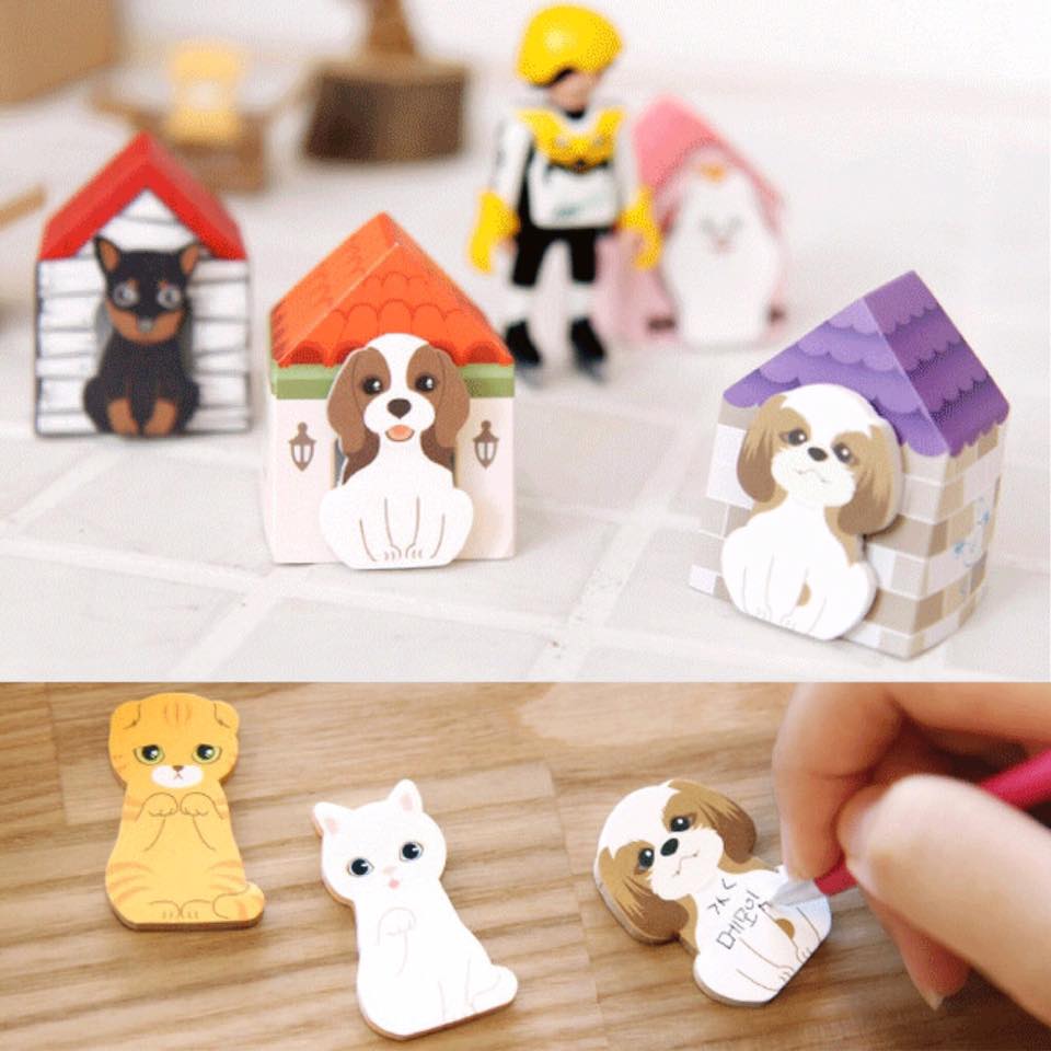 Fukuda Shop - ️กระดาษโน๊ต-Cute Dog Notes Stickers ️ขนาดสินค้า : 12.5 cm ...