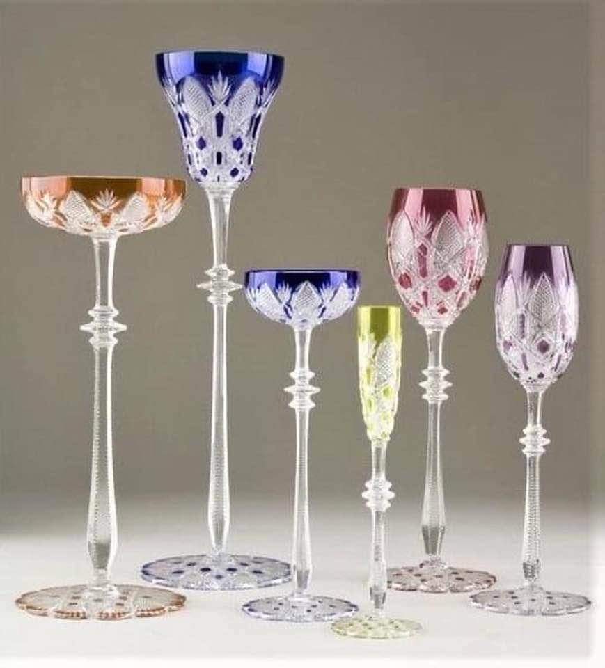 Baccarat Tsar crystal stemware collection