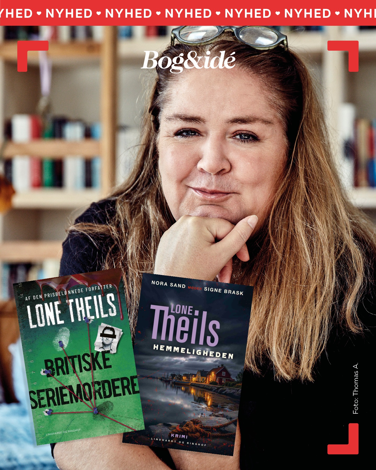 Bog - NYHED: LONE THEILS ER AKTUEL MED TO MEDRIVENDE BØGER! 😍 Nora Sand ...