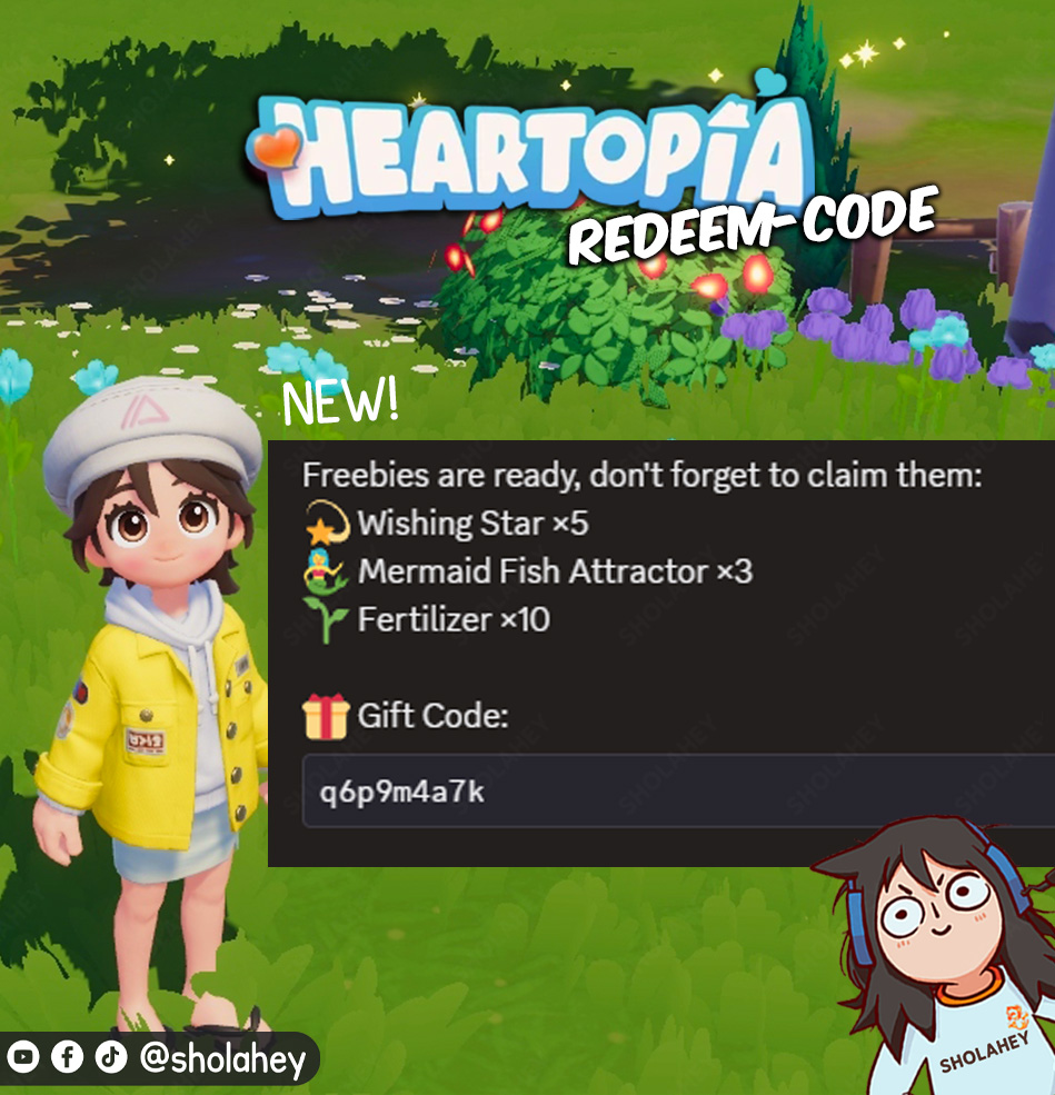 Shola Hey - New redeem code alert! #sholahey #Heartopia | Facebook