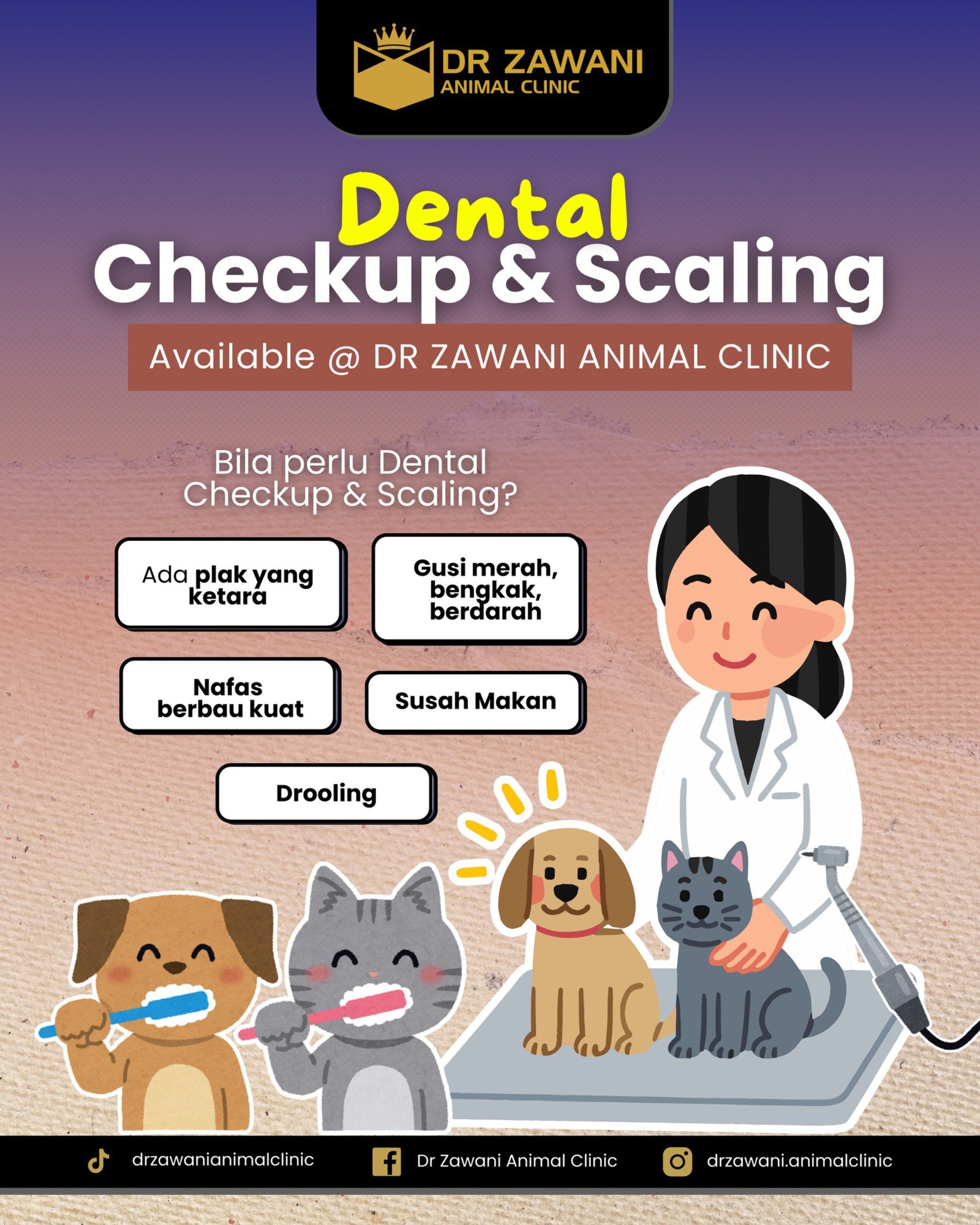 Dr - JOM DAPATKAN DENTAL CHECK-UP & DENTAL SCALING untuk si comel anda ...