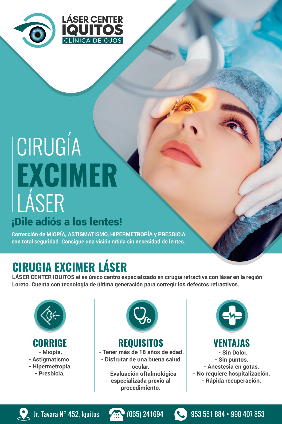 Laser - 📣¿Sabías que existe una cirugía para dejar de usar lentes? La ...