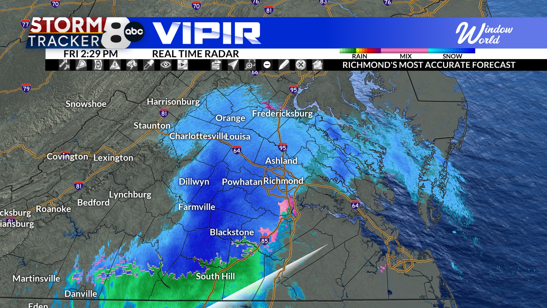Yes... snow is moving... - Matt DiNardo WRIC Meteorologist | Facebook