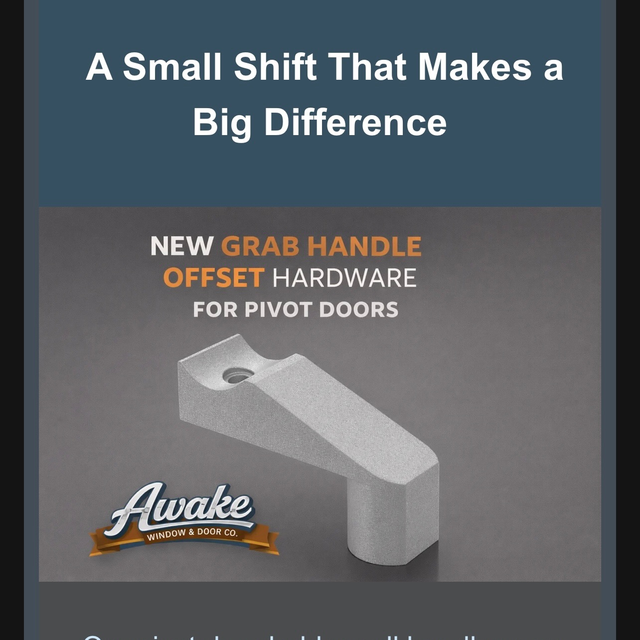 Awake Window and Door Co