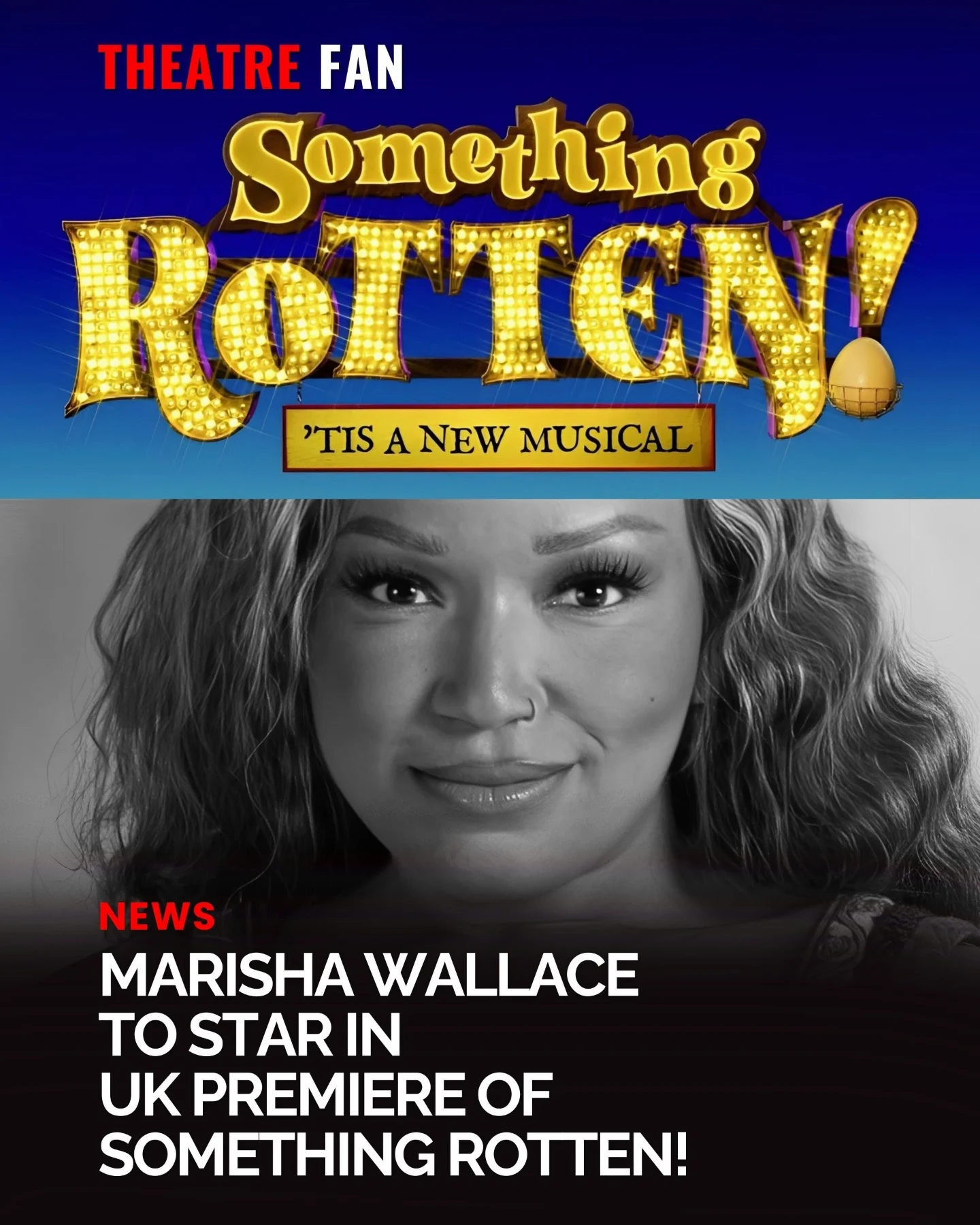 ⭐ MARISHA WALLACE JOINS UK PREMIERE OF SOMETHING ROTTEN 