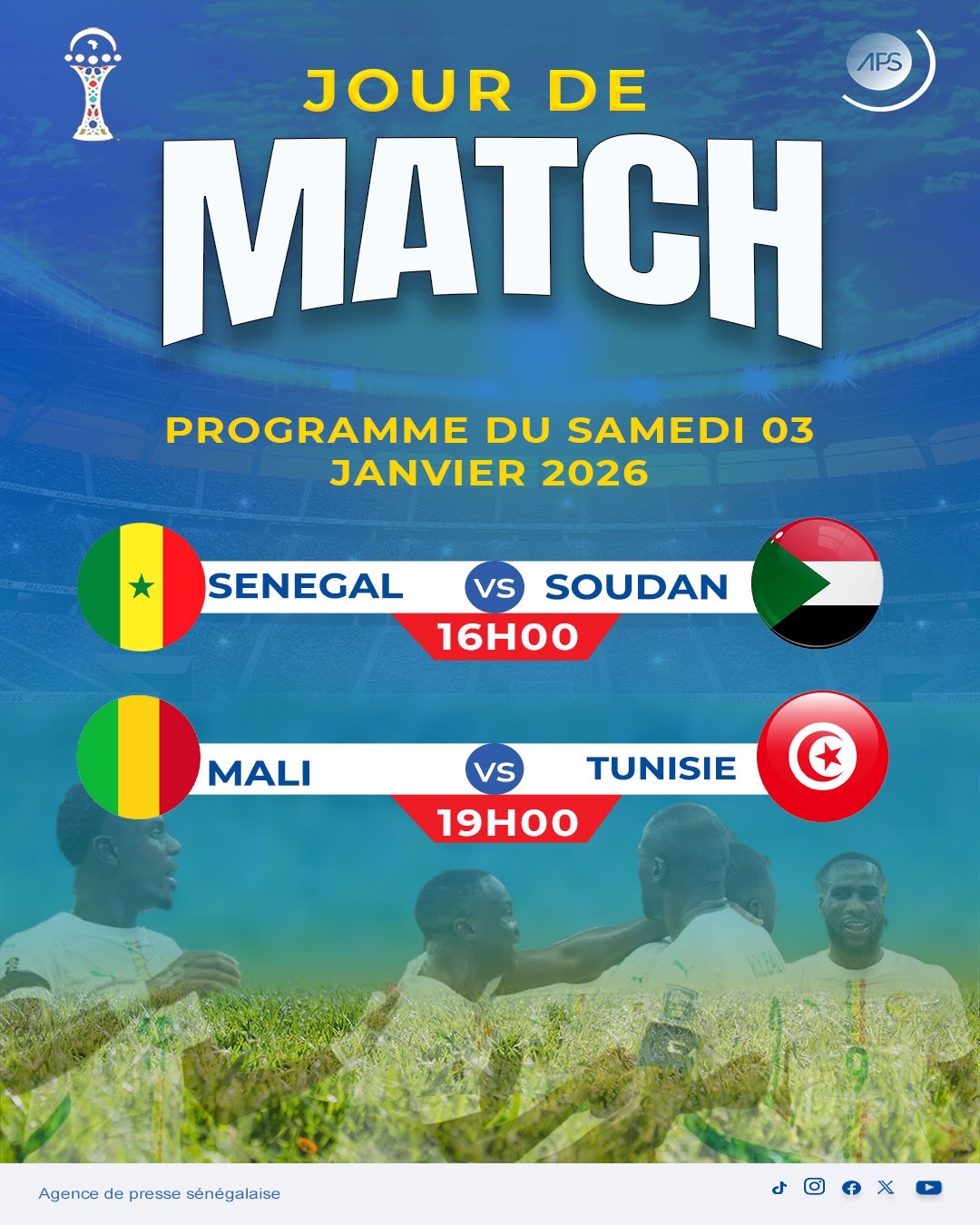 APS - 🟦 La phase à élimination directe de la Coupe d’Afrique des ...