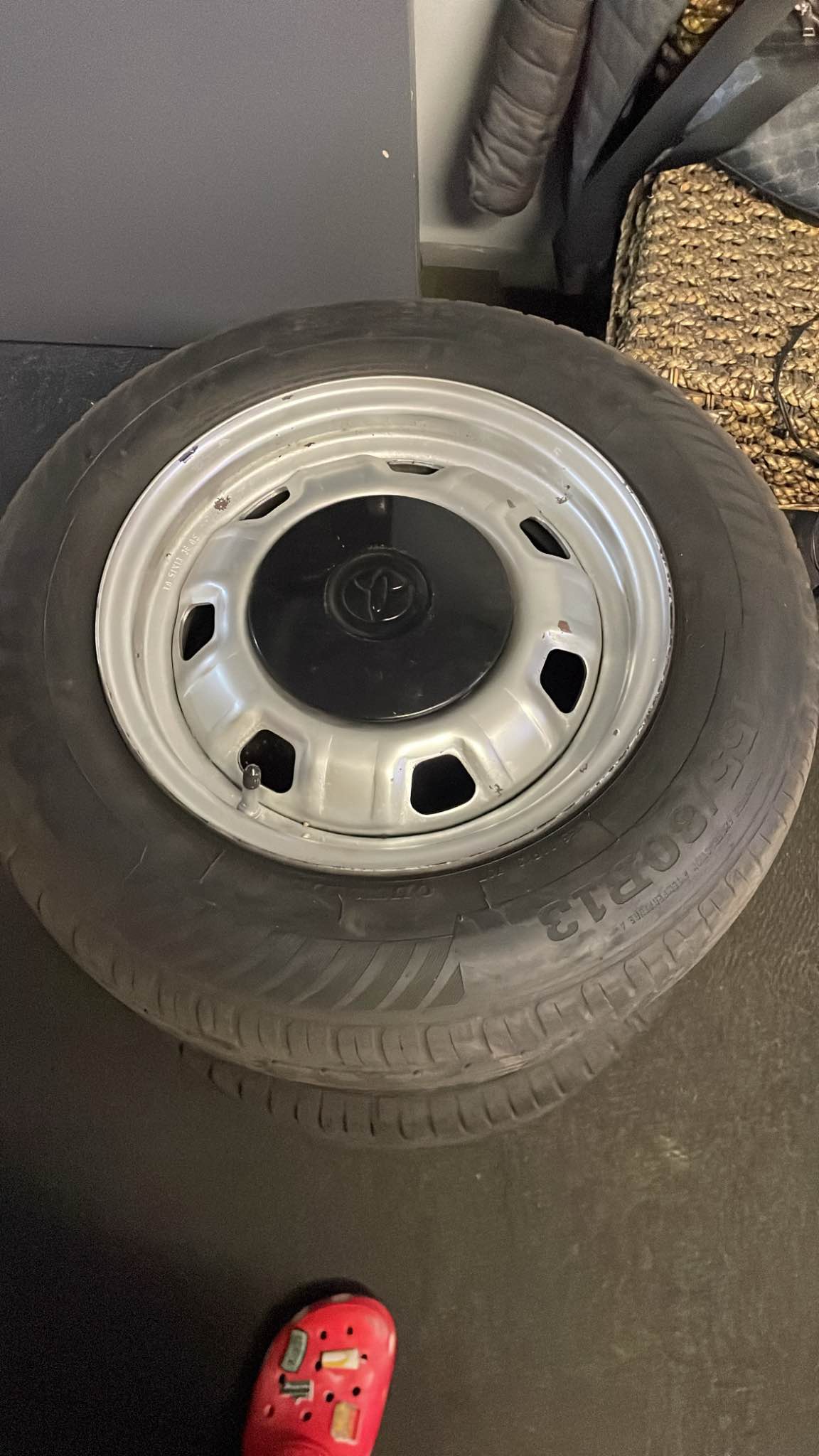 OEM Toyota Tazz wheels 4X100 PCD with centre caps - Car Wheels, Tires ...