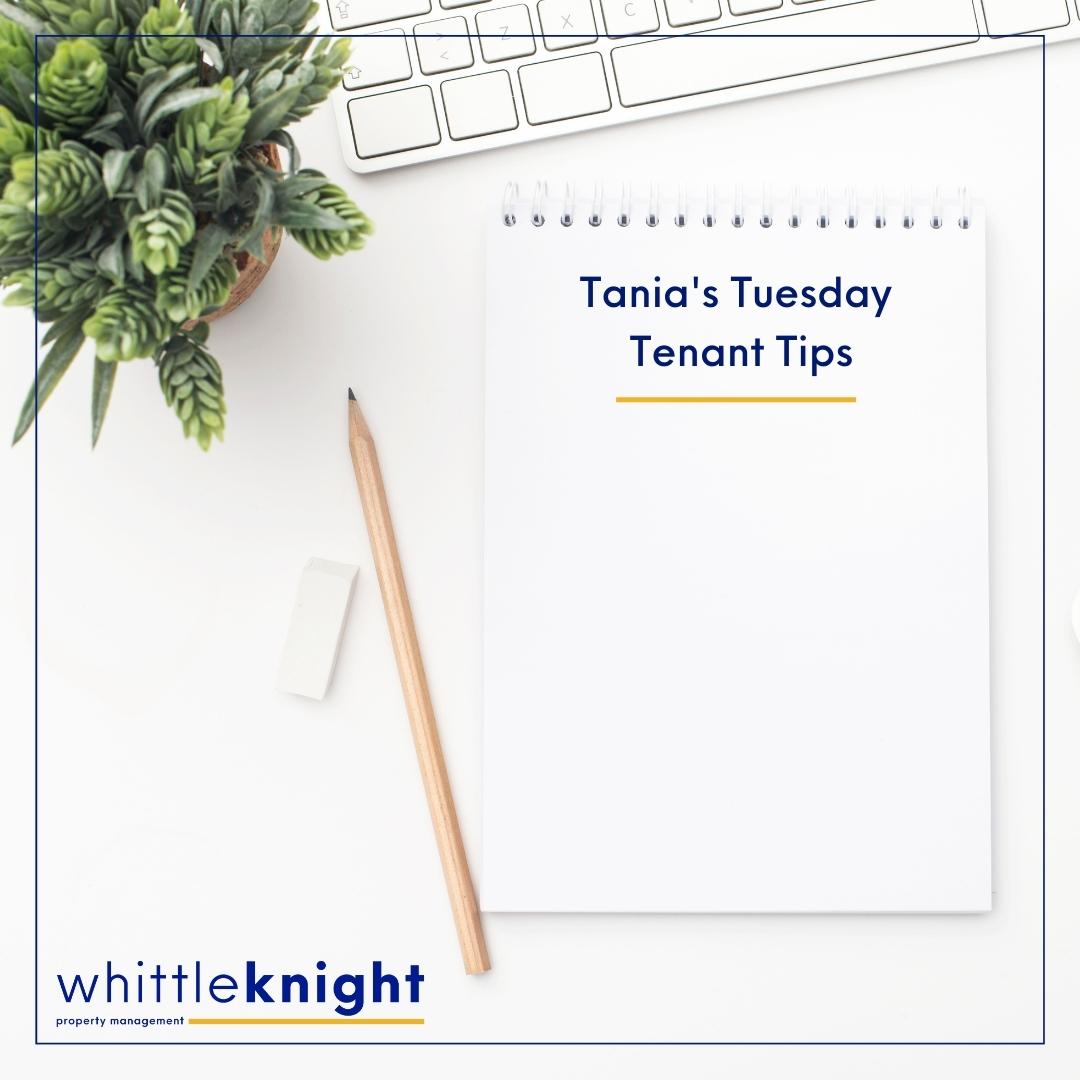 Tenant tip💡 💧... - Whittle Knight property management | Facebook