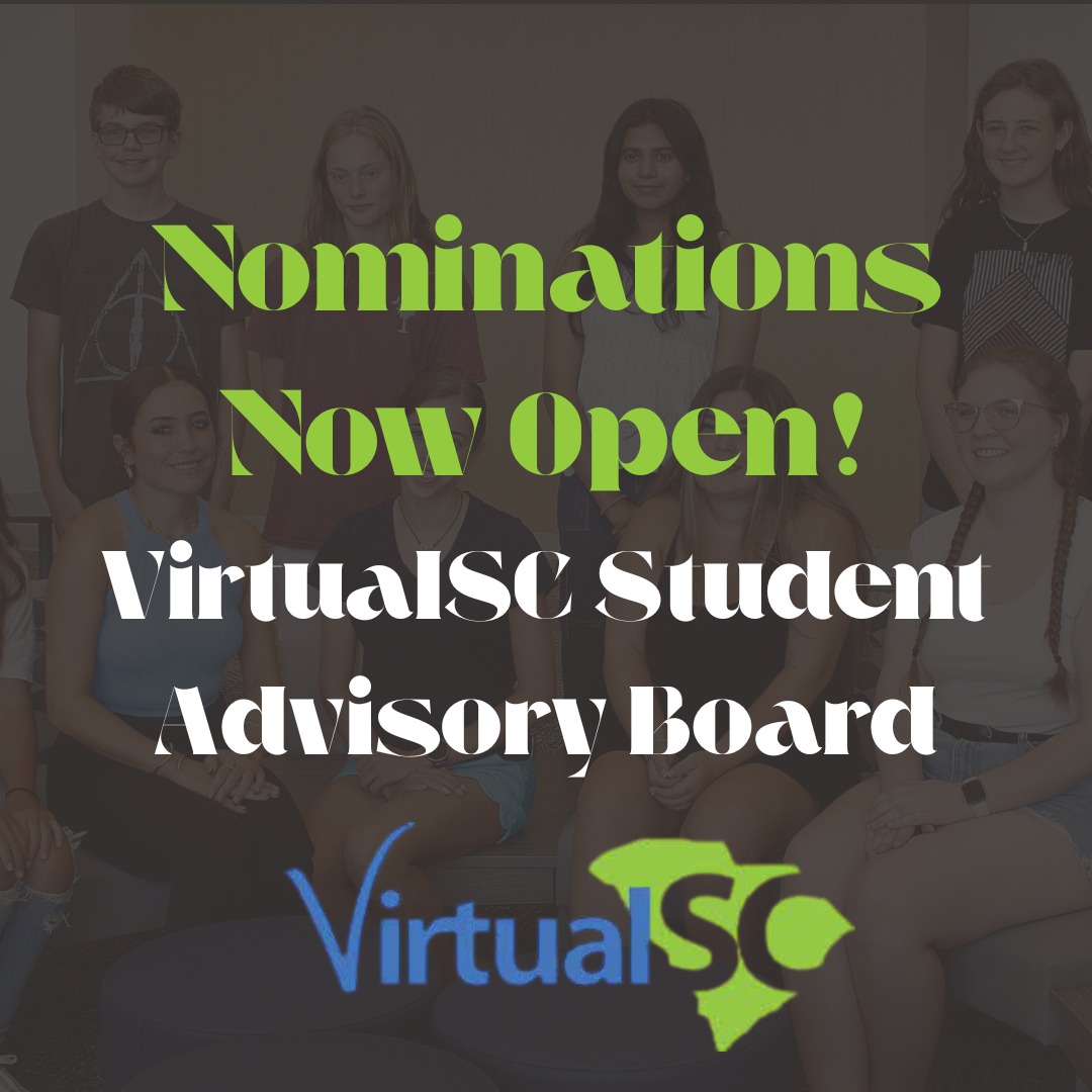 Virtualsc - The 2026 VirtualSC Student Advisory Board nomination period ...
