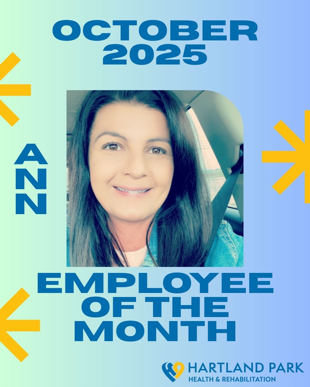 Hartland - Congratulations to our October Employee of the Month, Ann ...