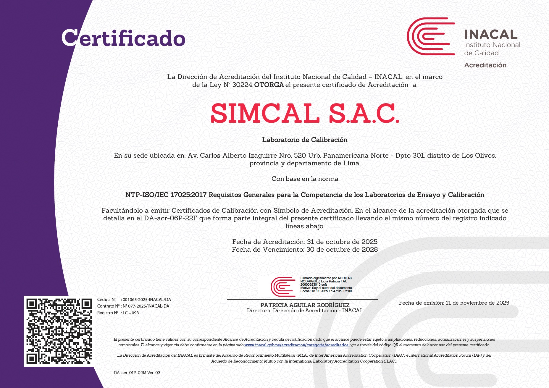SIMCAL SAC | Lima