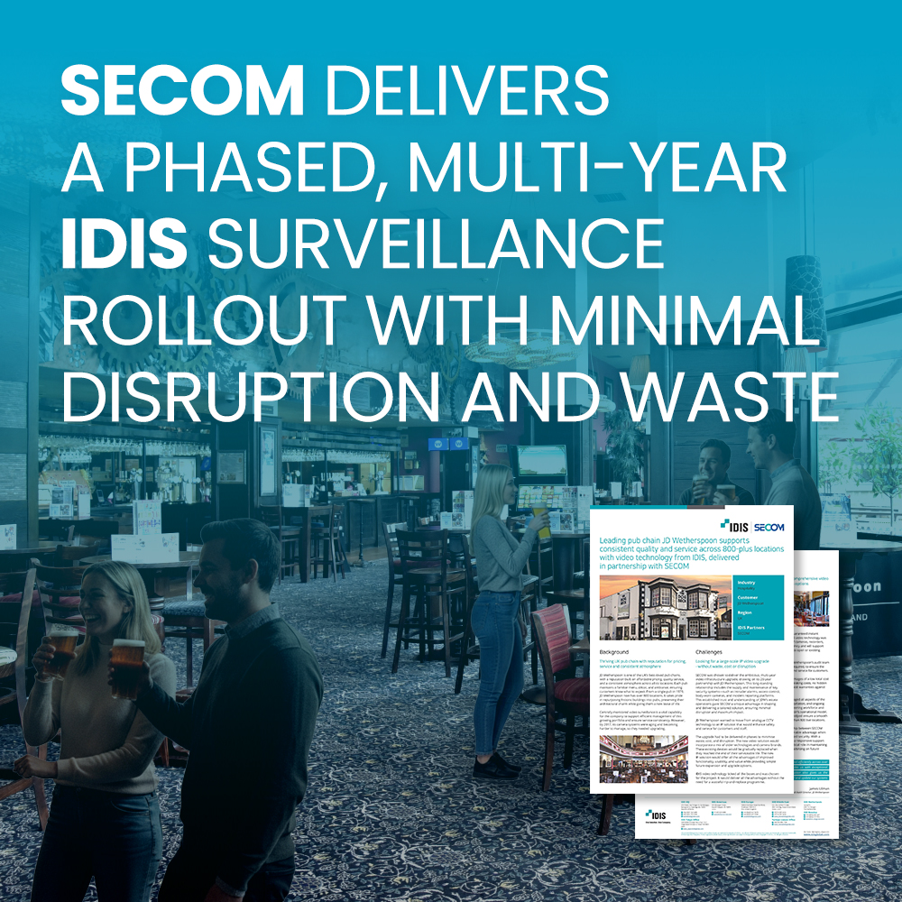 IDIS - 🔍 Discover how SECOM Plc successfully deployed a... | Facebook