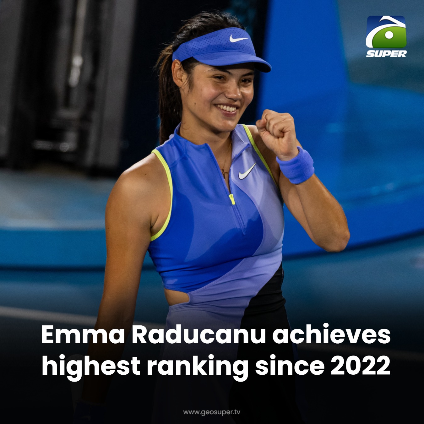 Geo - Raducanu’s ranking surge! 🎾 Read More: https://www.geosuper.tv ...
