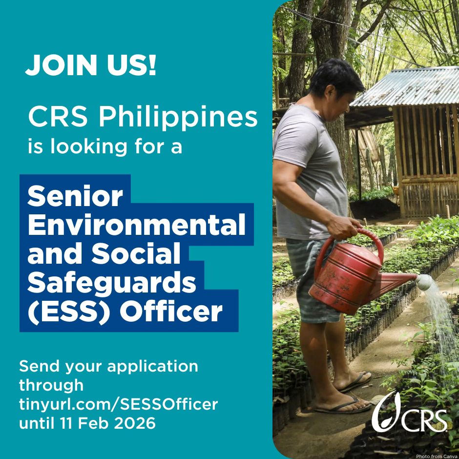 CRS - We’re Hiring! Senior Environmental and Social Safeguards (ESS ...