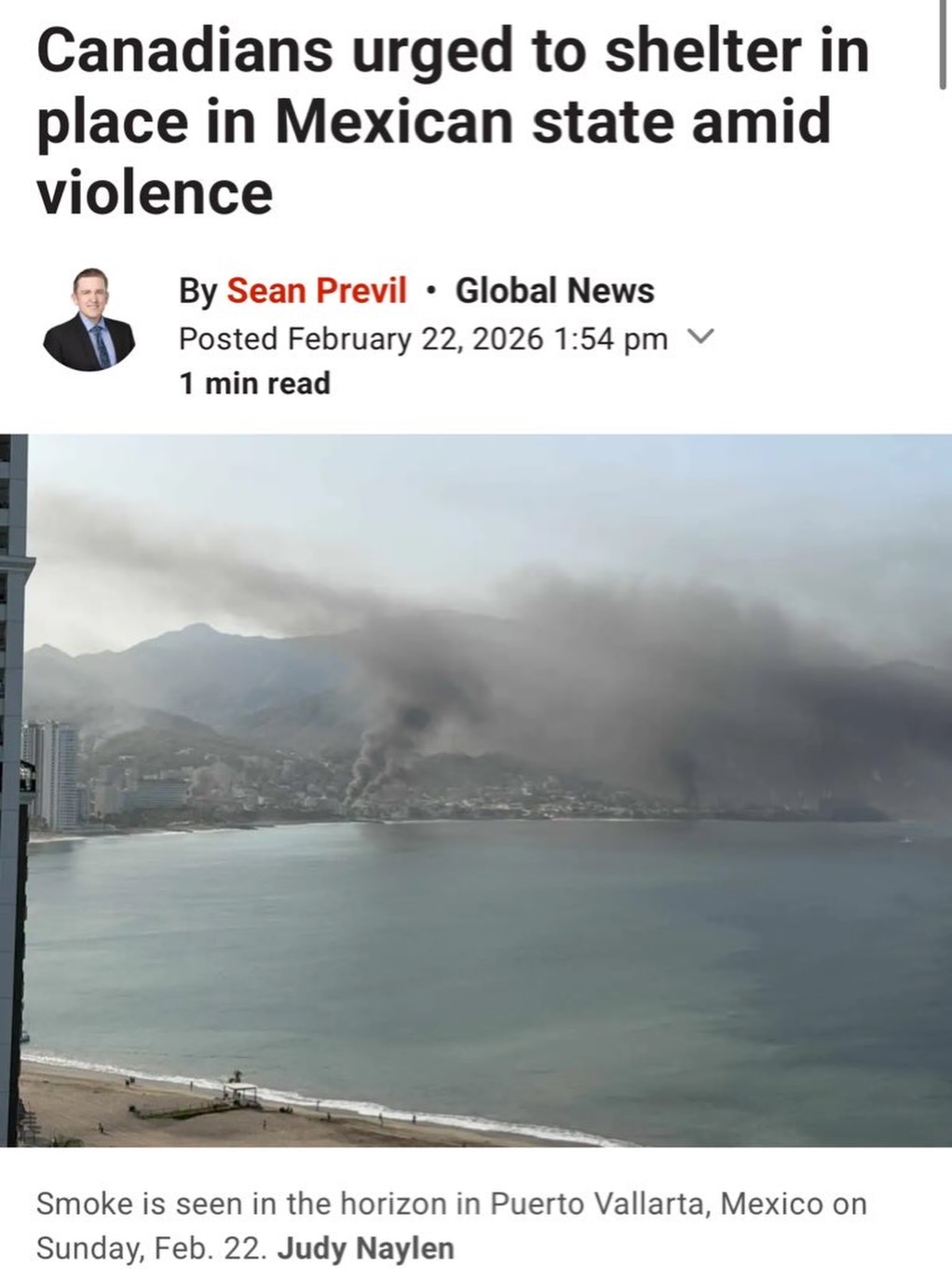 Hopefully global affairs doesn’t leave... - Michelle Ferreri | Facebook