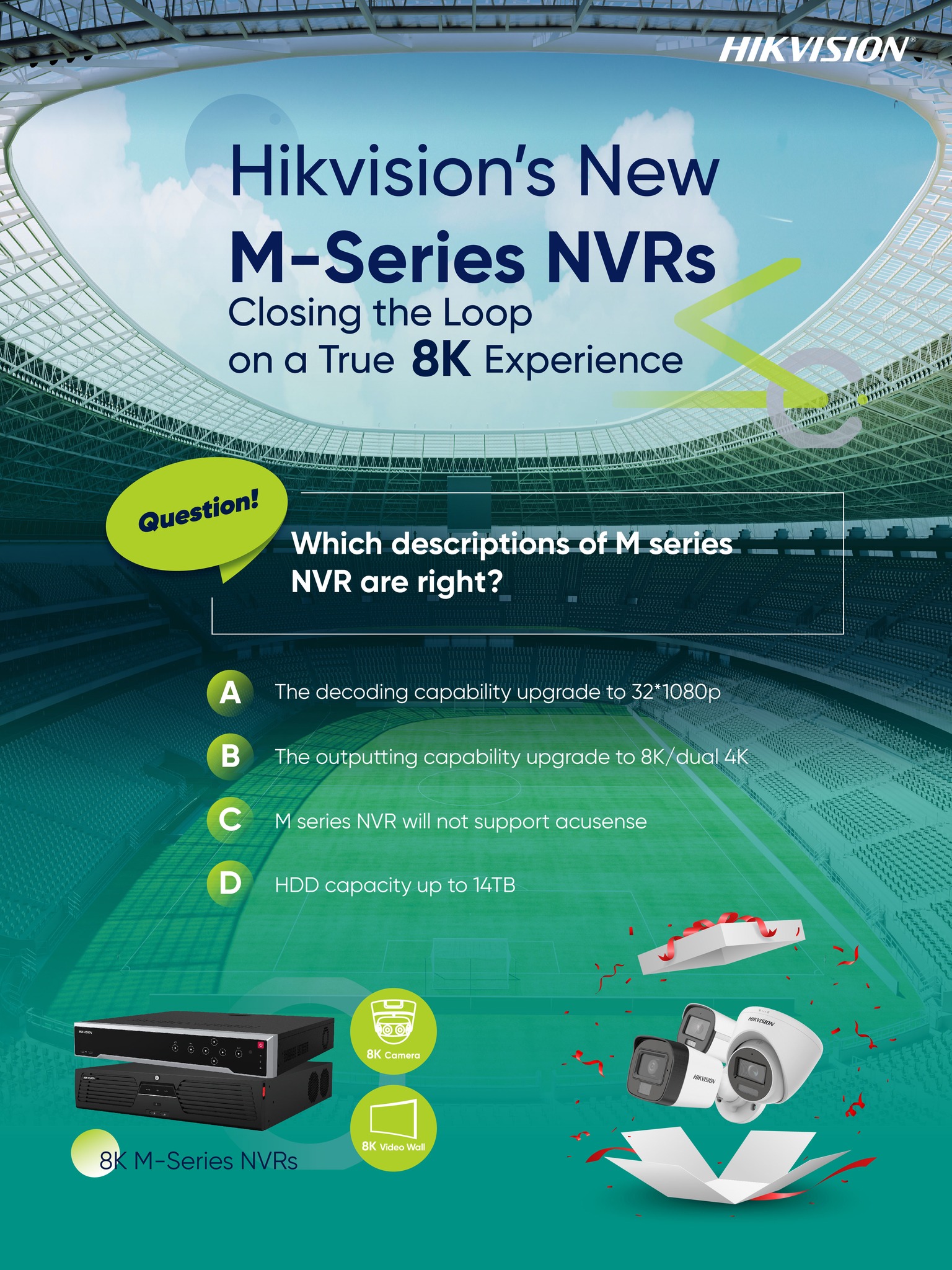 Hikvision Hong Kong & Macau - 【答題有禮賞！ 贏NVR相機！（第三期）】 📣📣在Hik-Partner Pro ...