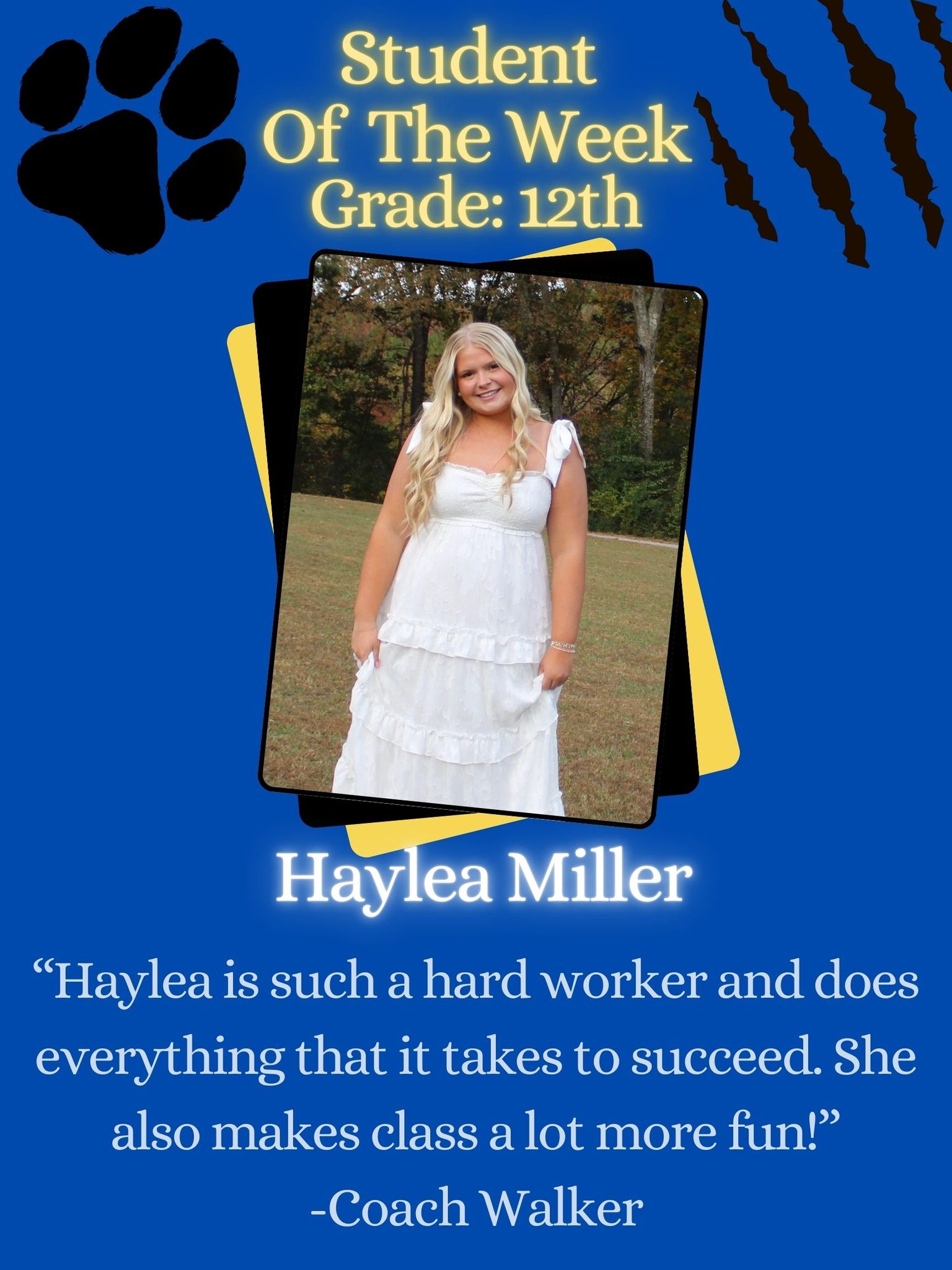 Congratulations, Haylea Miller!... - Sweetwater High School | Facebook