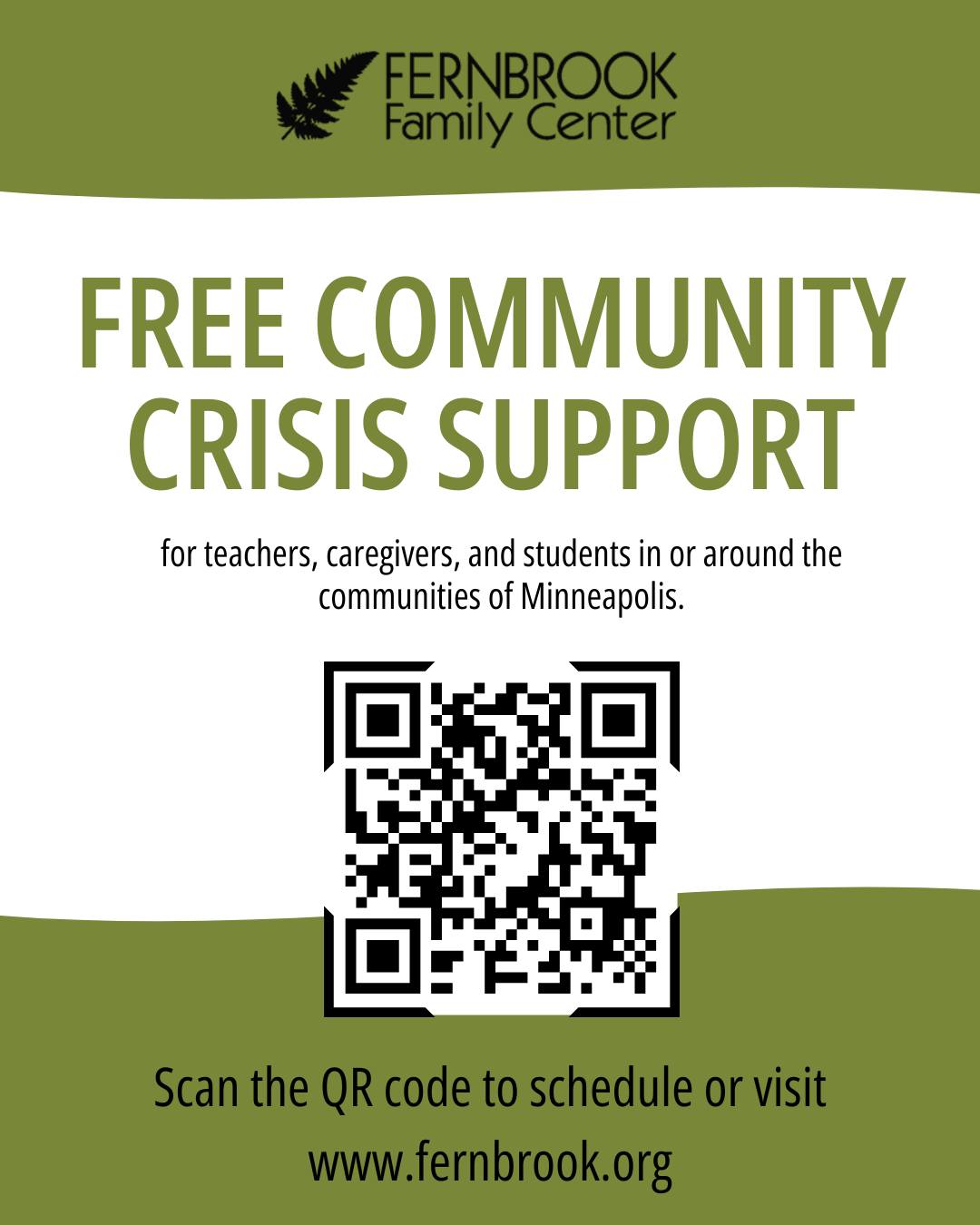 The shooting of a 37 year old... - Fernbrook Family Center | Facebook