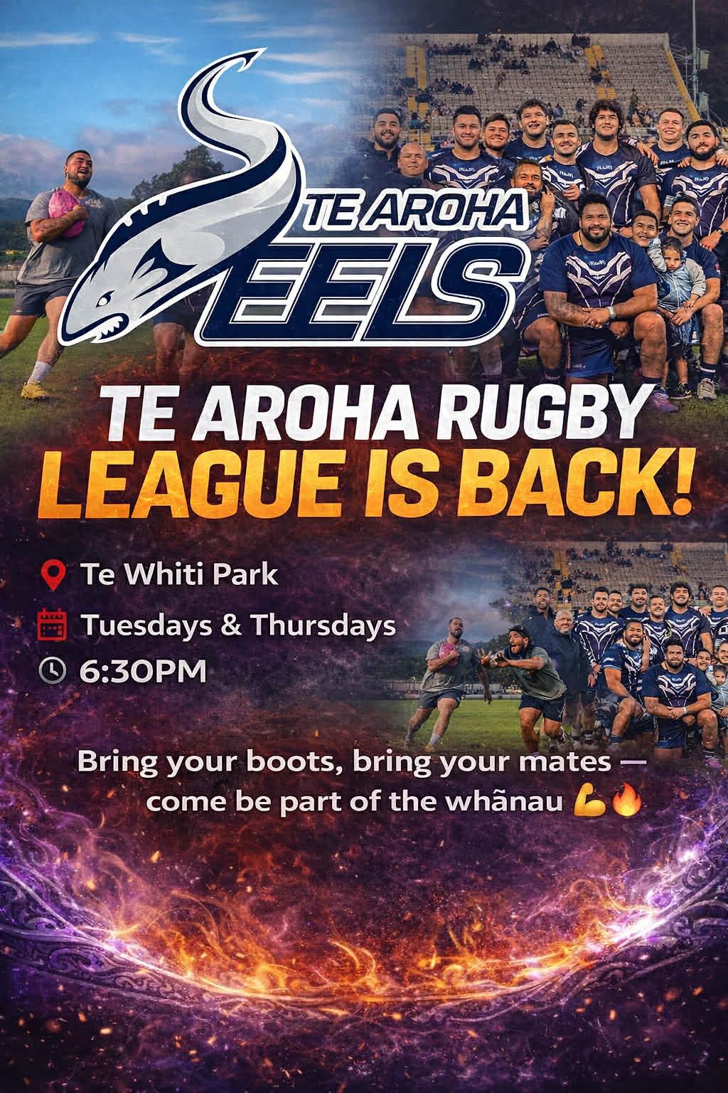Te Aroha Eels - Rugby League Hutt Valley