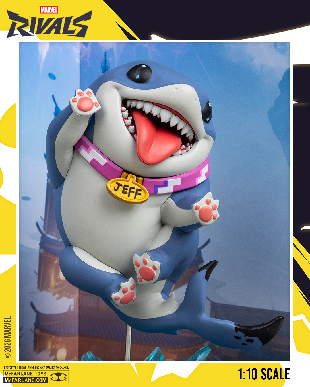 Jeff The Land Shark 1:10th scale collectible based on the smash