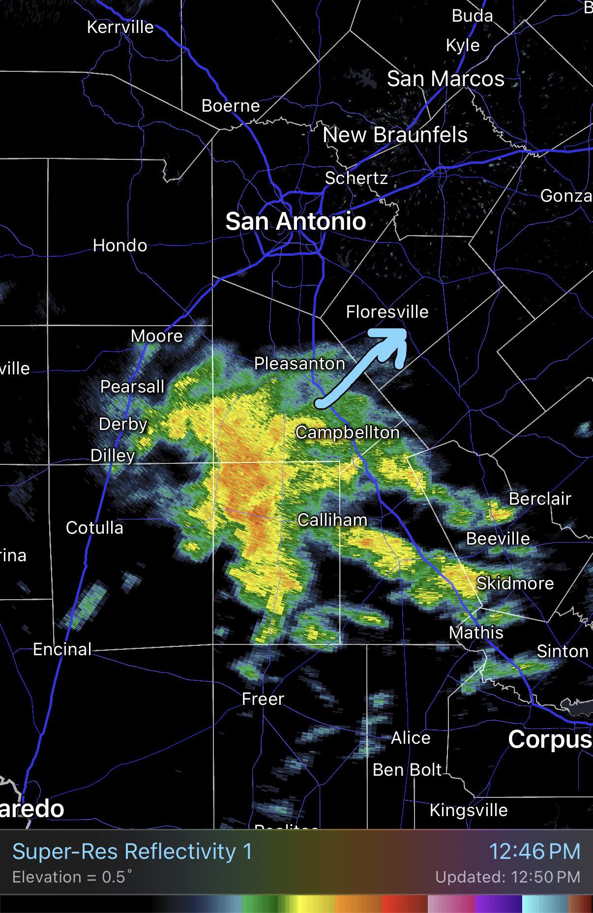 12:50PM: This batch of rain... - Chris Suchan Meteorologist | Facebook