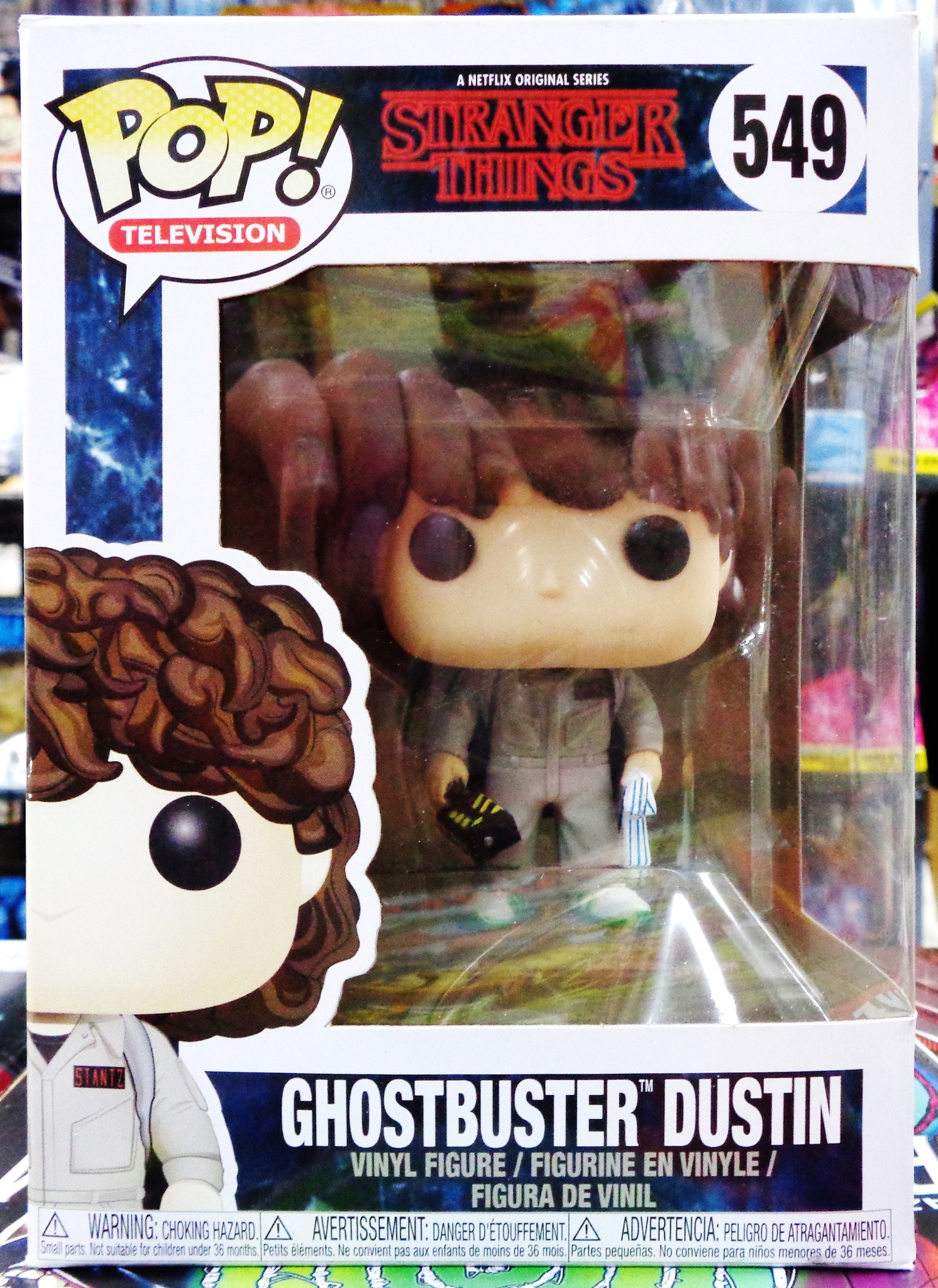 Ghostbuster Dustin, Funko POP! Stranger Things vinyl figure. $29.95