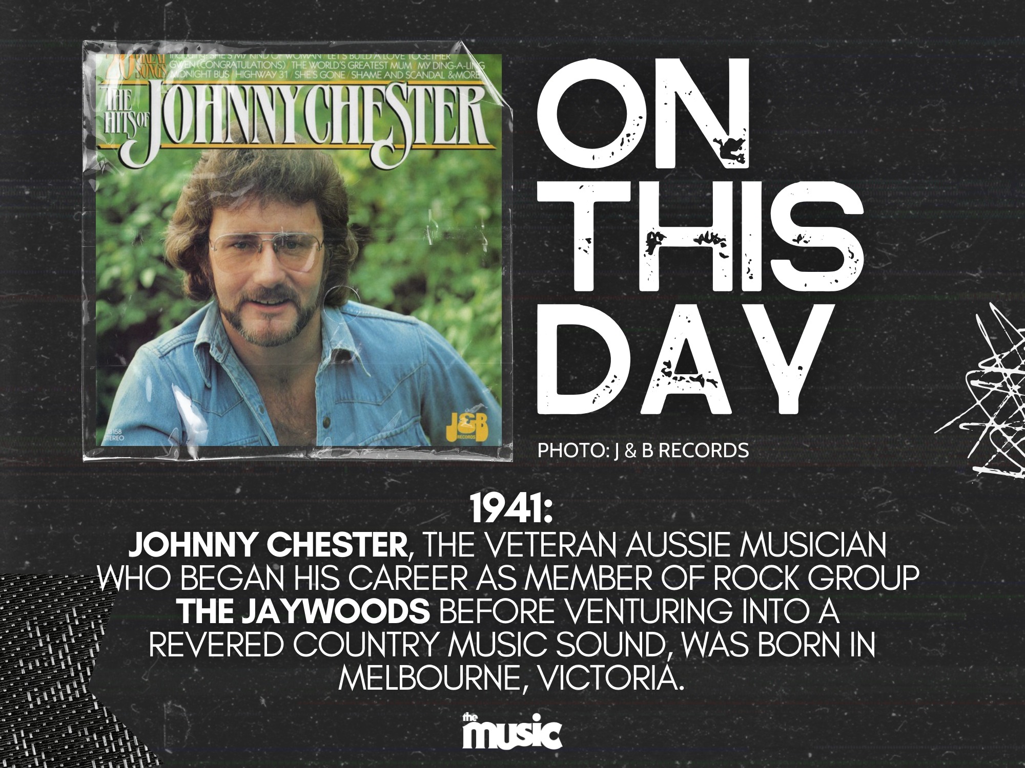 On this day in 1941, Johnny Chester, the veteran Aussie musician 
