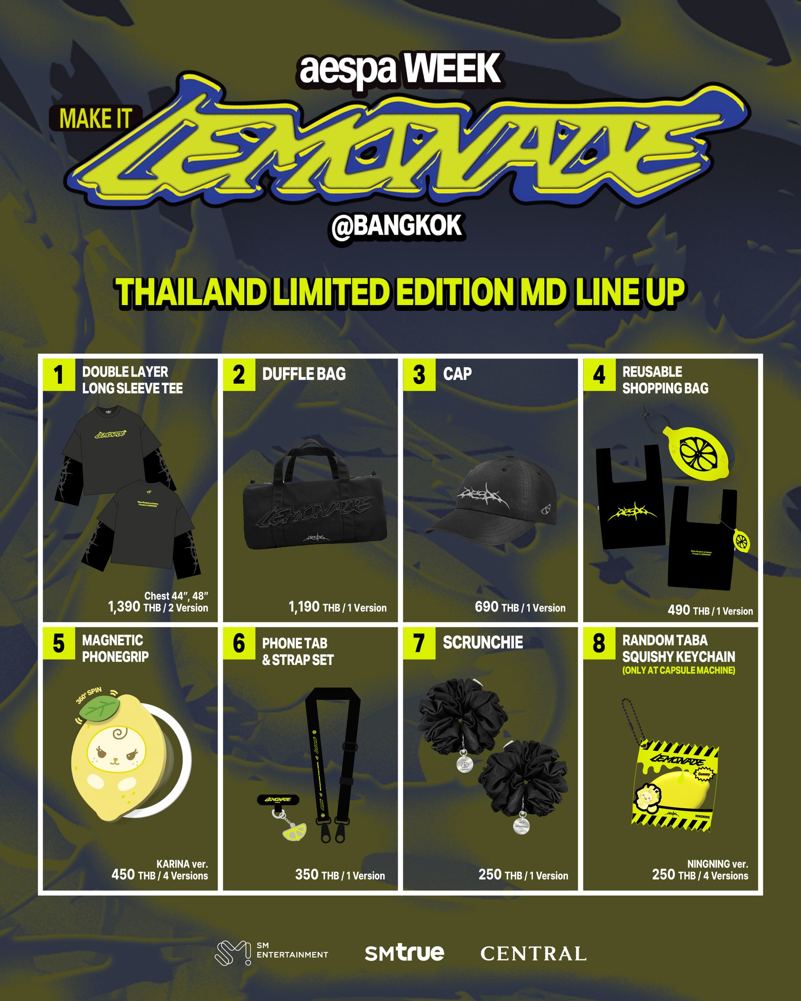 ? รายการสินค้าที่จำหน่ายใน POP-UP ? ⠀⠀ THAILAND LIMITED 