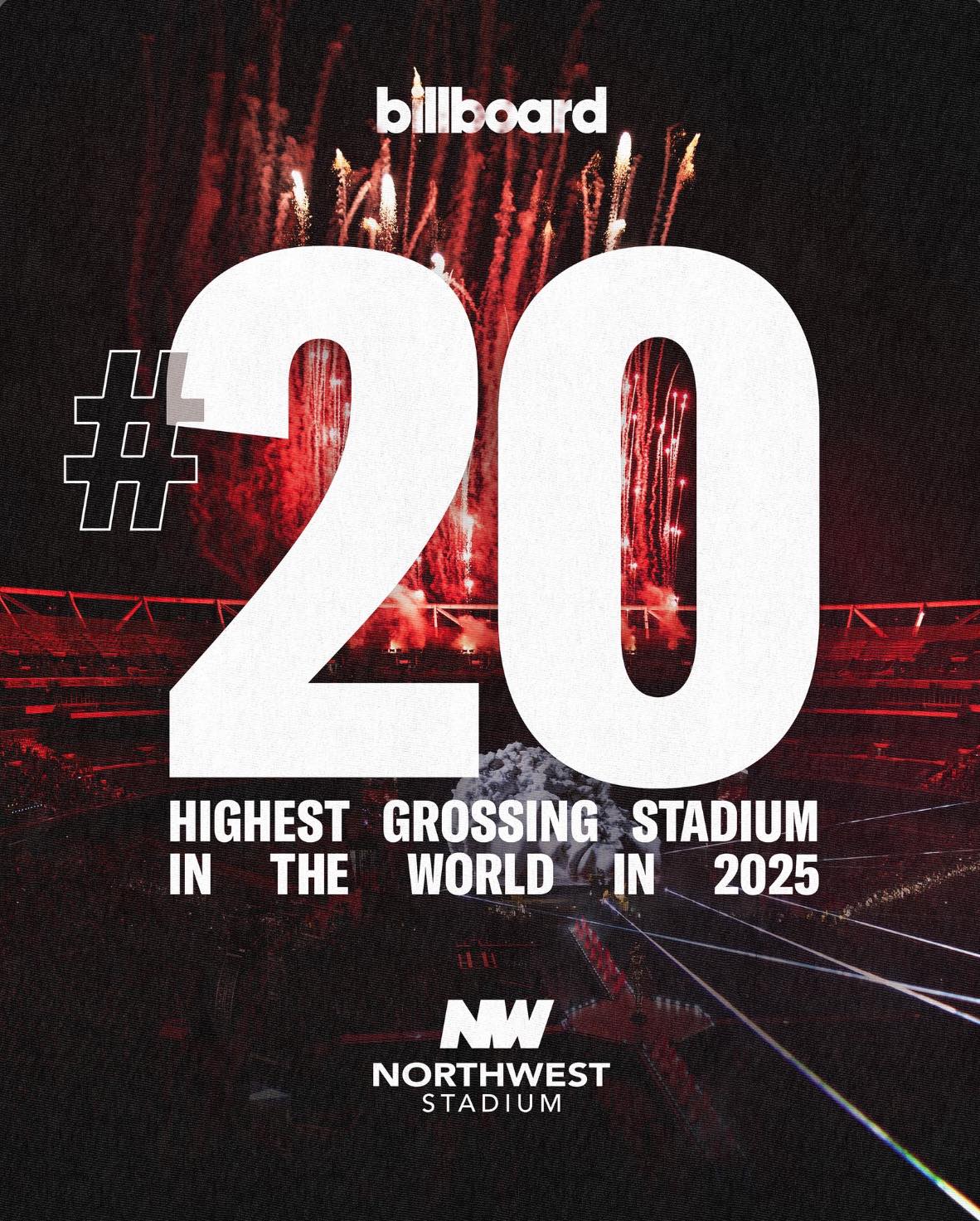 Brian - Northwest Stadium made some serious cash this year. Washington ...
