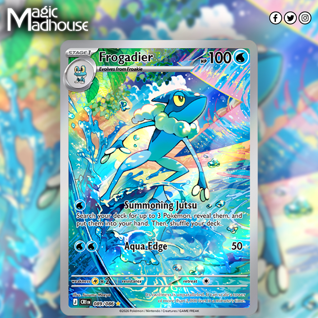 Magic - Froakie & Frogadier Illustration Rares from Pokemon Mega