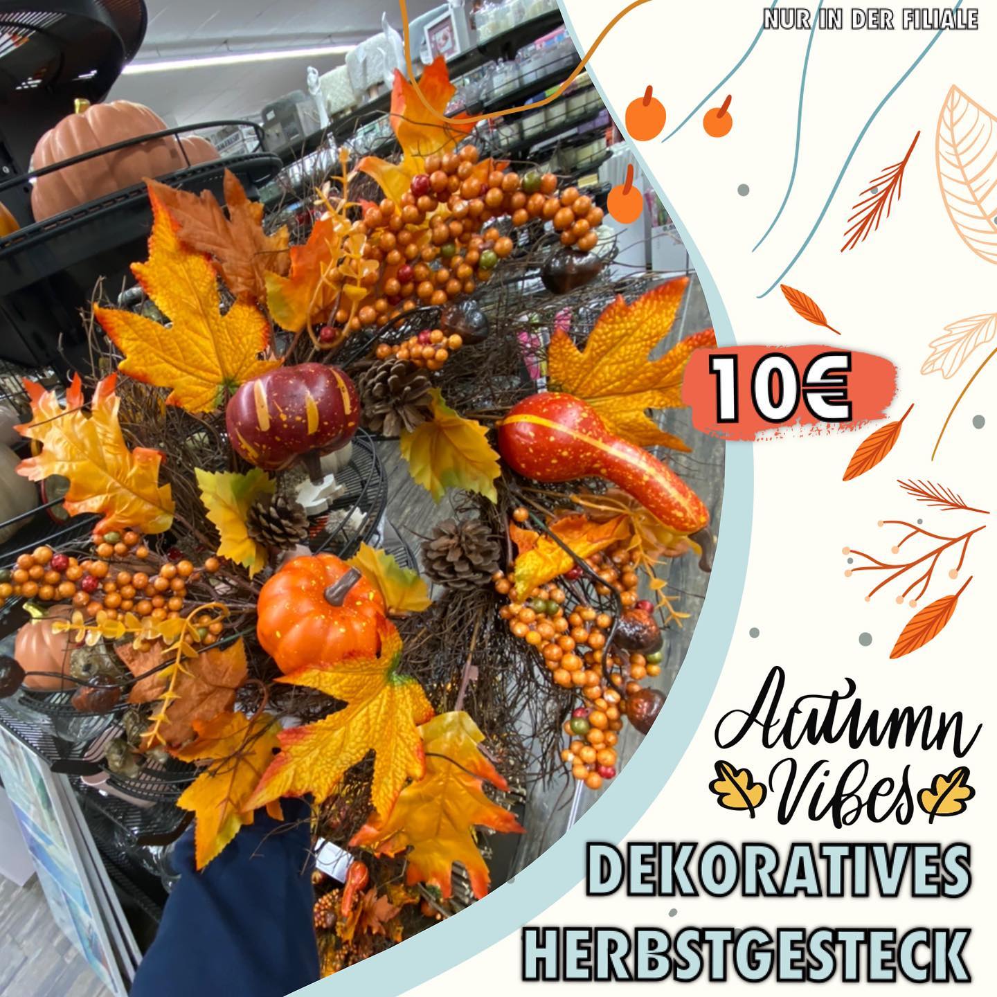 Deine stilvolle Herbst-Deko findest Du bei TEDi. 🍂🌰 • • • #herbstdeko #zuhauseeinrichten #herbstvibes #zuhause #homedecoration #autumn #dekoration #tedi #herbstgesteck #dekoideen