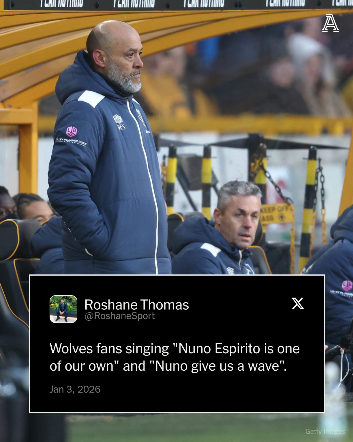 The Athletic - Nuno Espirito Santo is held in high regard at Wolves ...