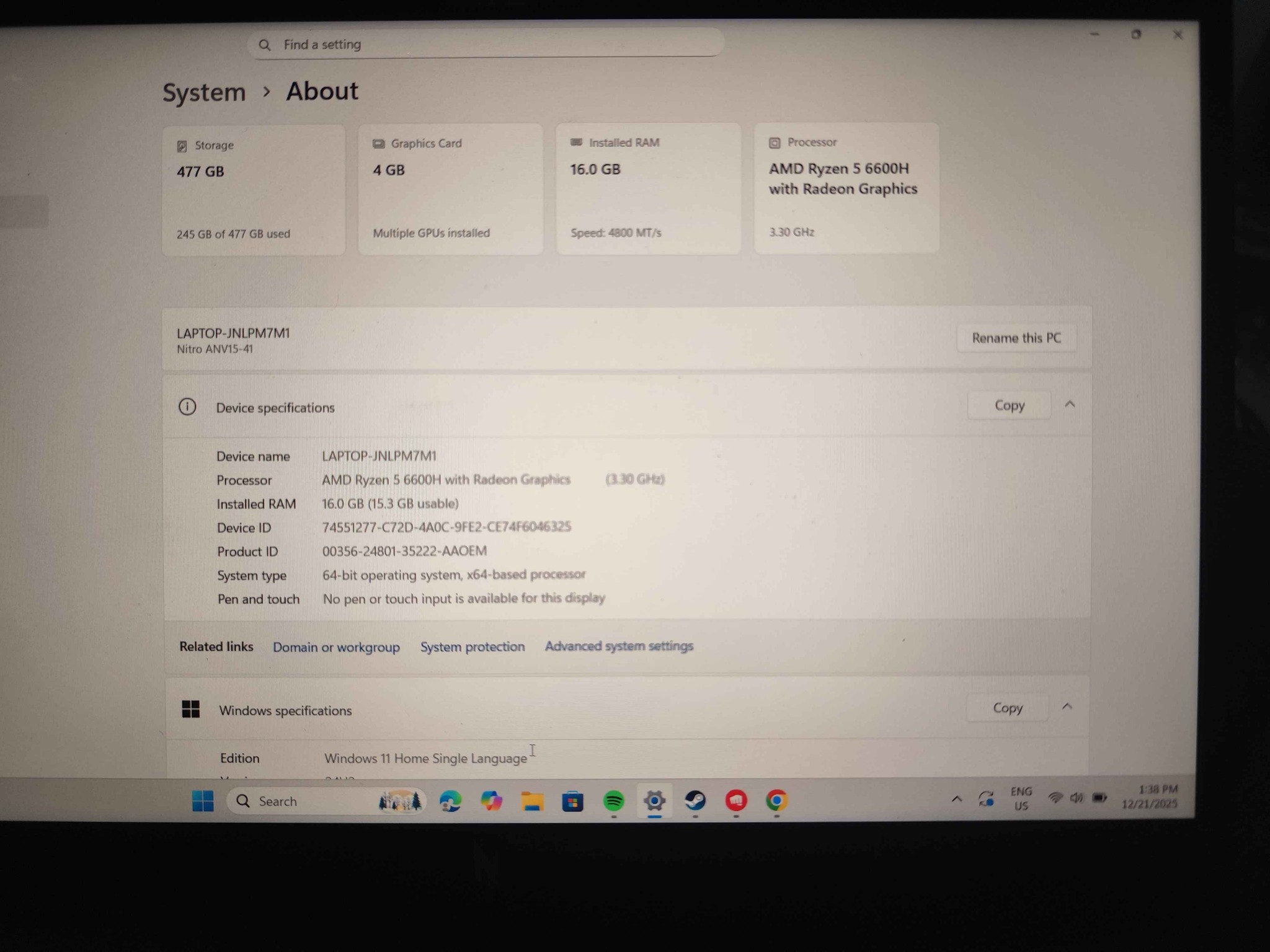 Laptop for sale rush Acer Nitro V 15 R023 - Laptops - Taguig | Facebook ...