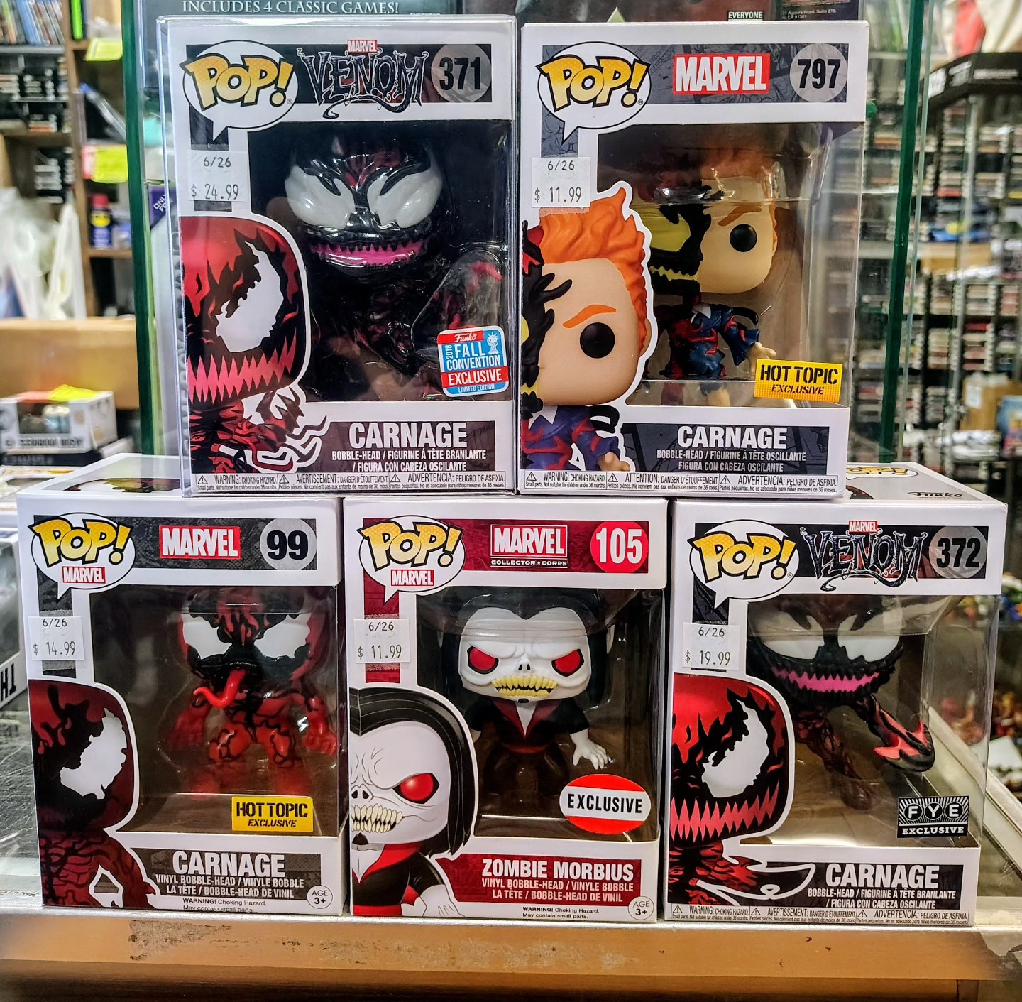 New Funko Pop arrivals at Scratch N