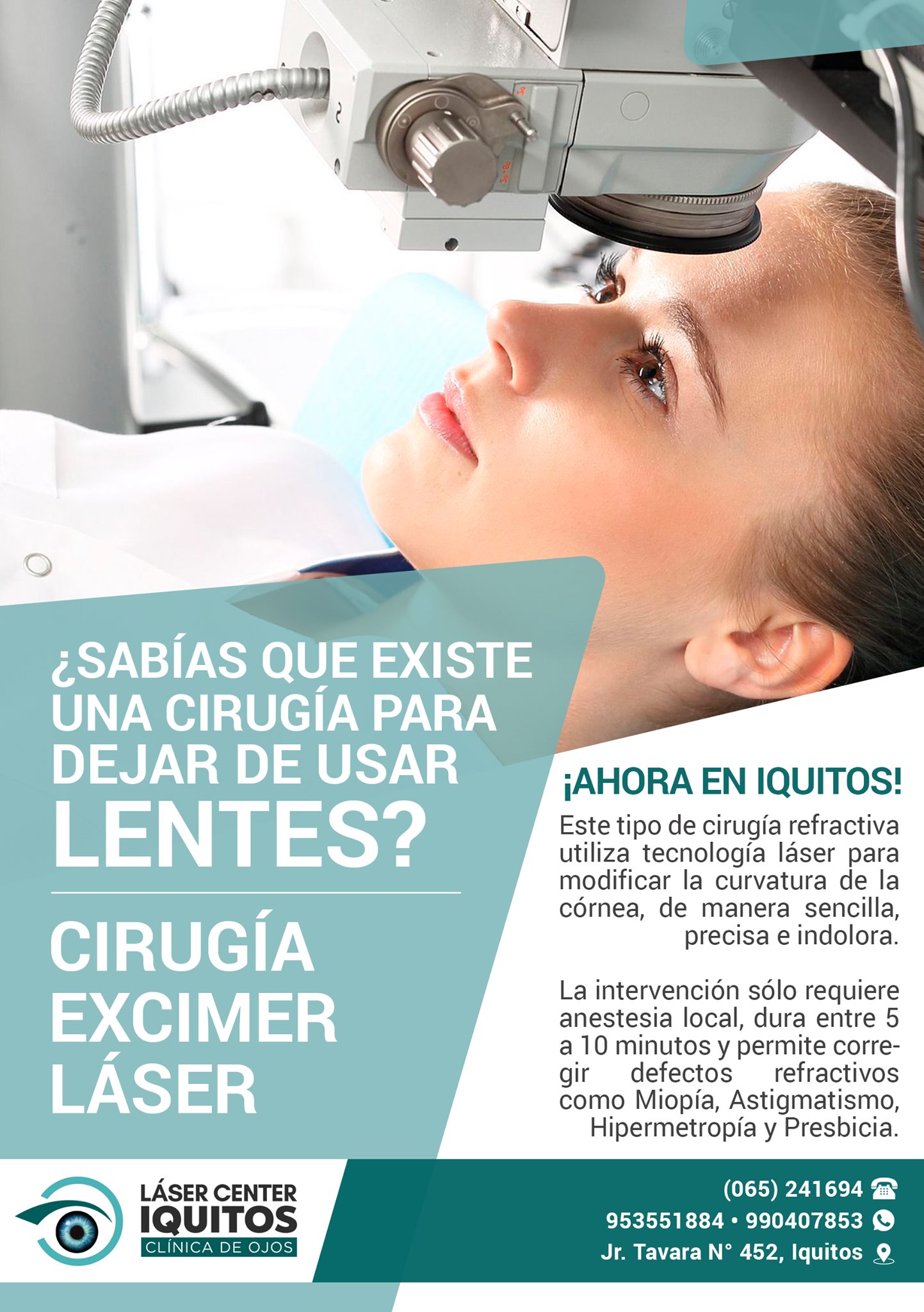 Laser - 📣¿Sabías que existe una cirugía para dejar de usar lentes? La ...