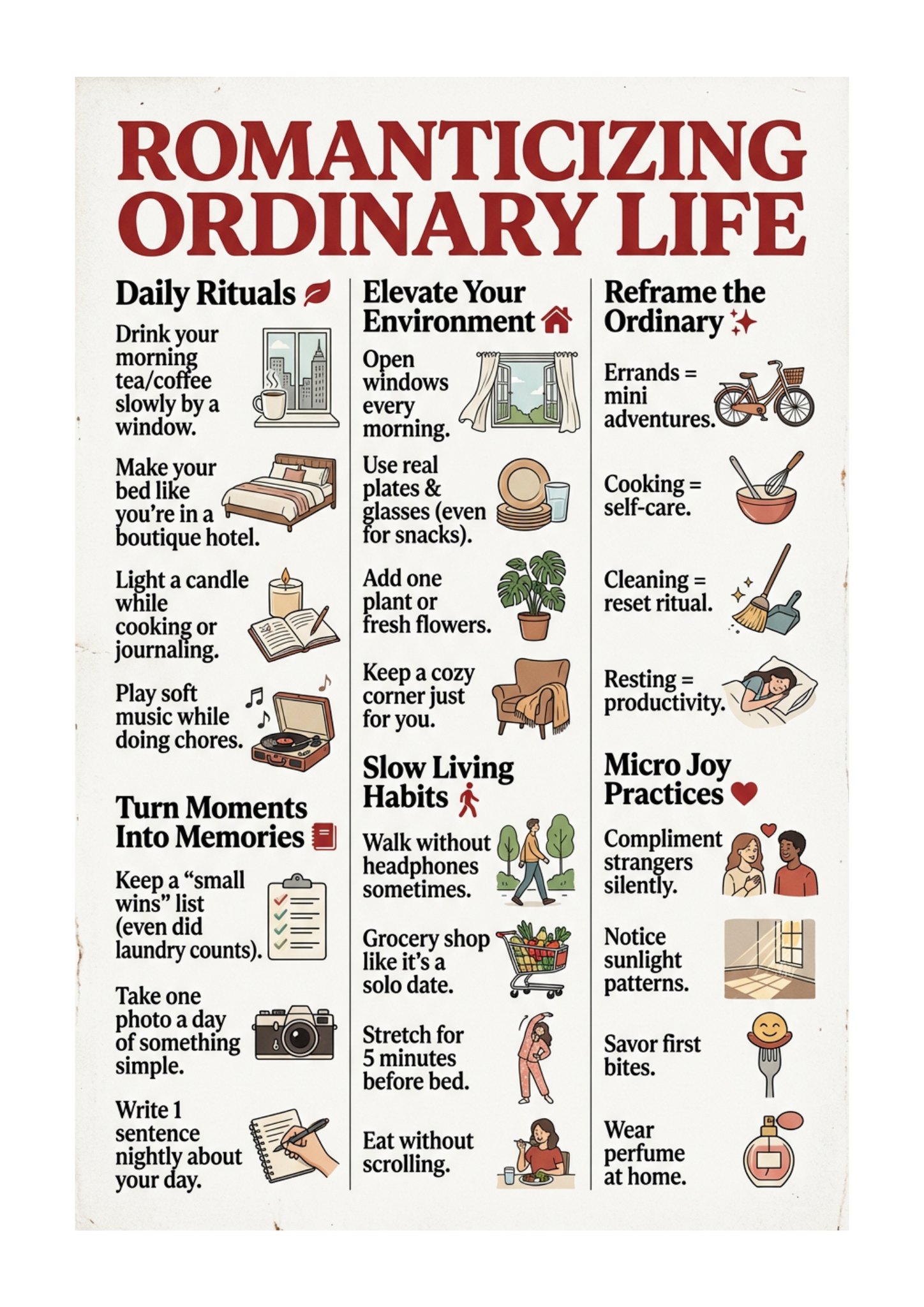 Little - Romanticizing ordinary life 🌿 Daily Rituals Drink your morning ...