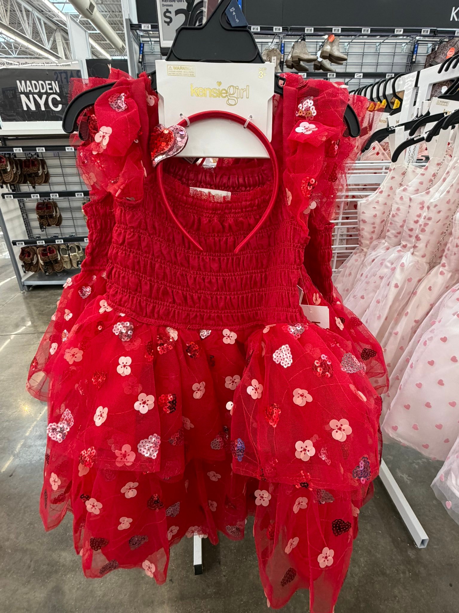 valentine dresses for girls Valentines twirl dress, girls Valentines day dress, red Valentin  little mizz fashionist The toddler in the photo is wearing a size 4T Wrapped in Love: Valentine's Day