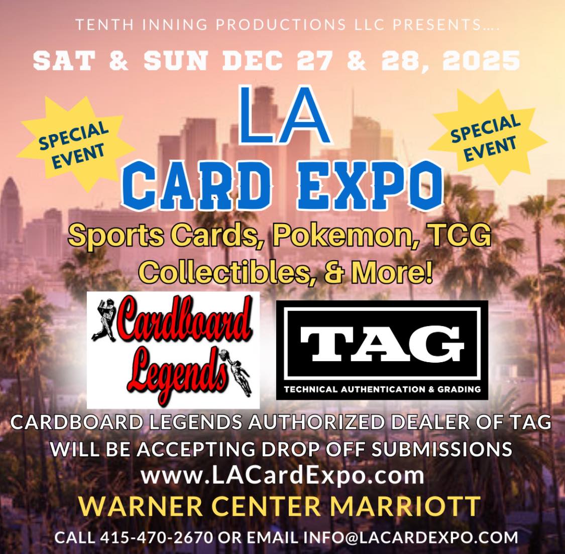 Cardboard - We invite you to visit our booth at the LA Card Show at the ...