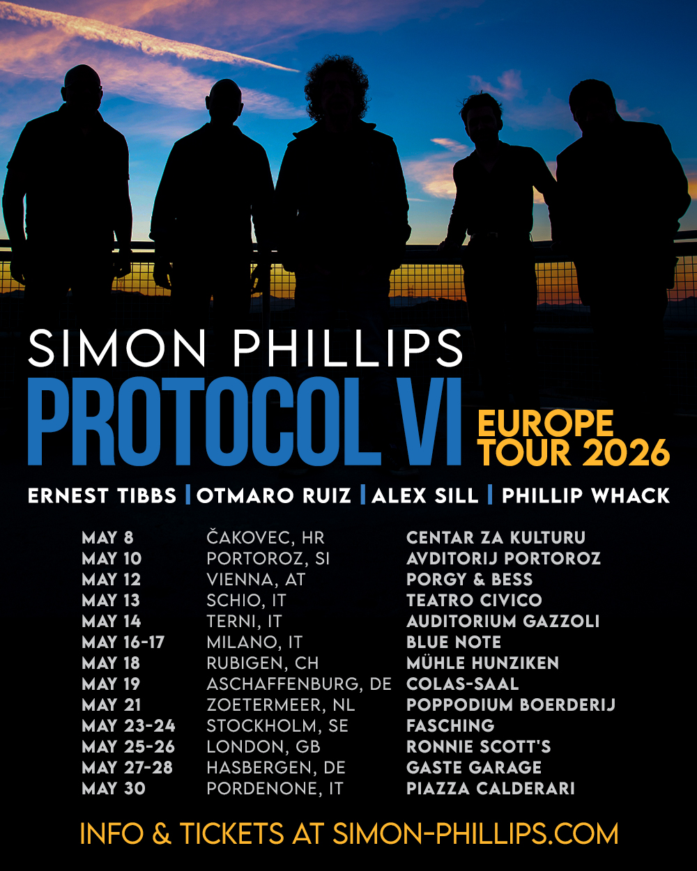 Simon Phillips officially kicks off the Protocol VI project with