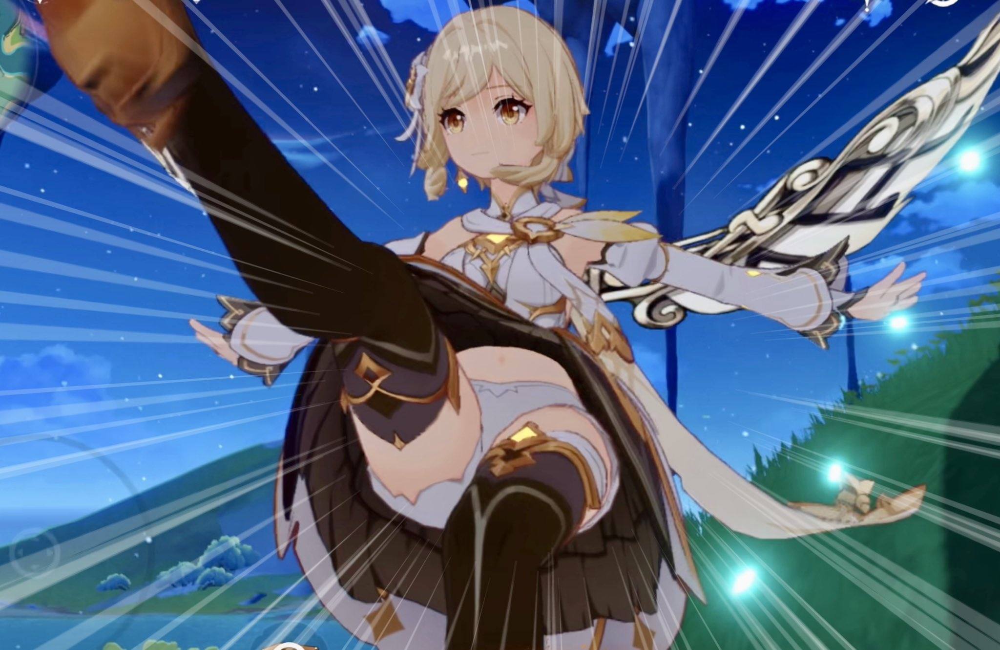 Lumine new costume and pantsu