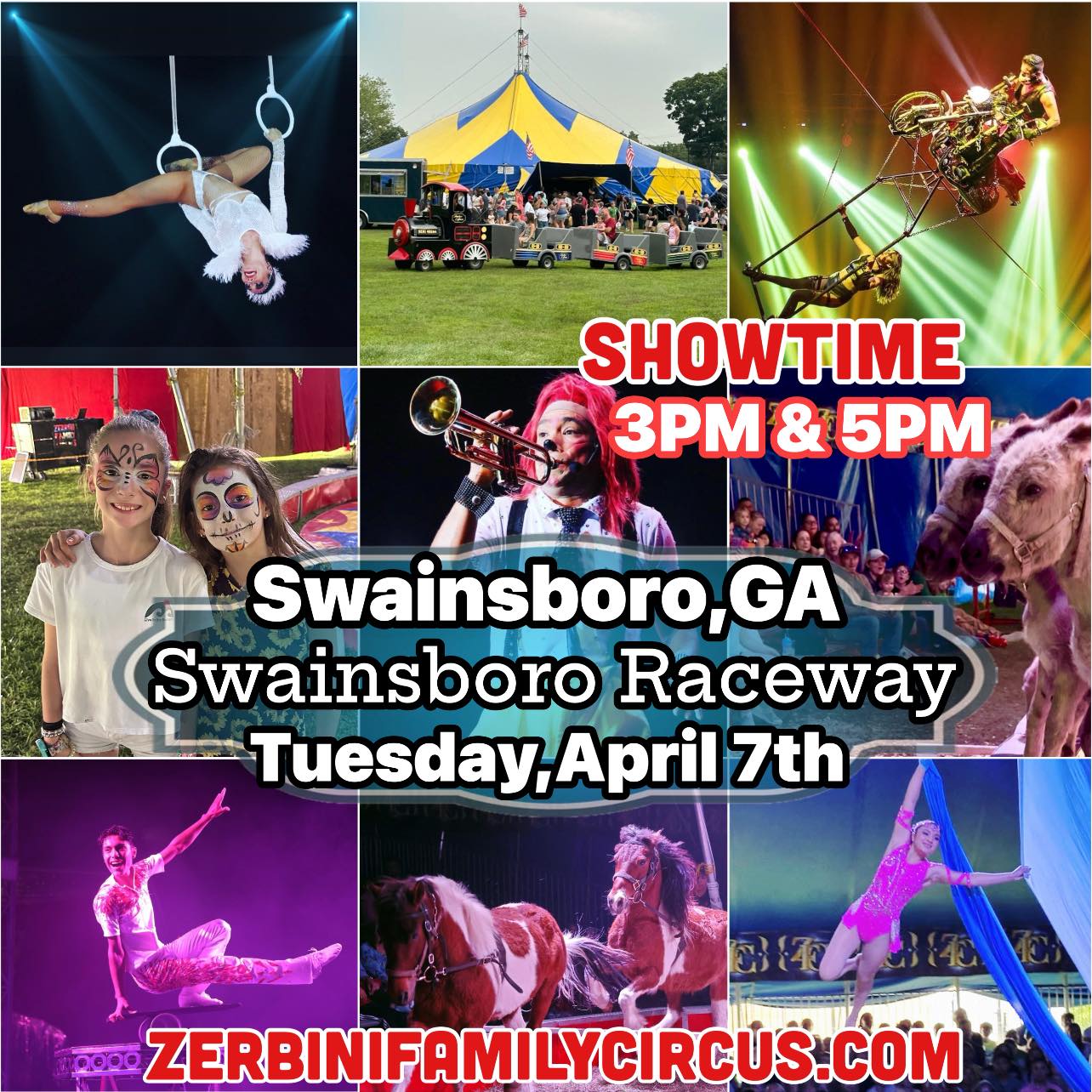 Zerbini - Swainsboro, Georgia Join us for a 90-Minute Circus