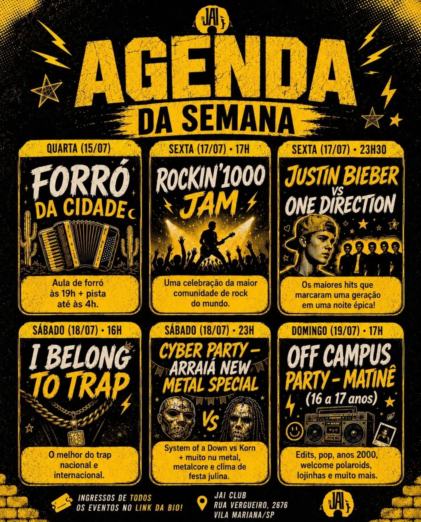 🟡 NESSA SEXTA – 19/12 🎸 MTV 2000's – POP PUNK SUMMER NIGHT
