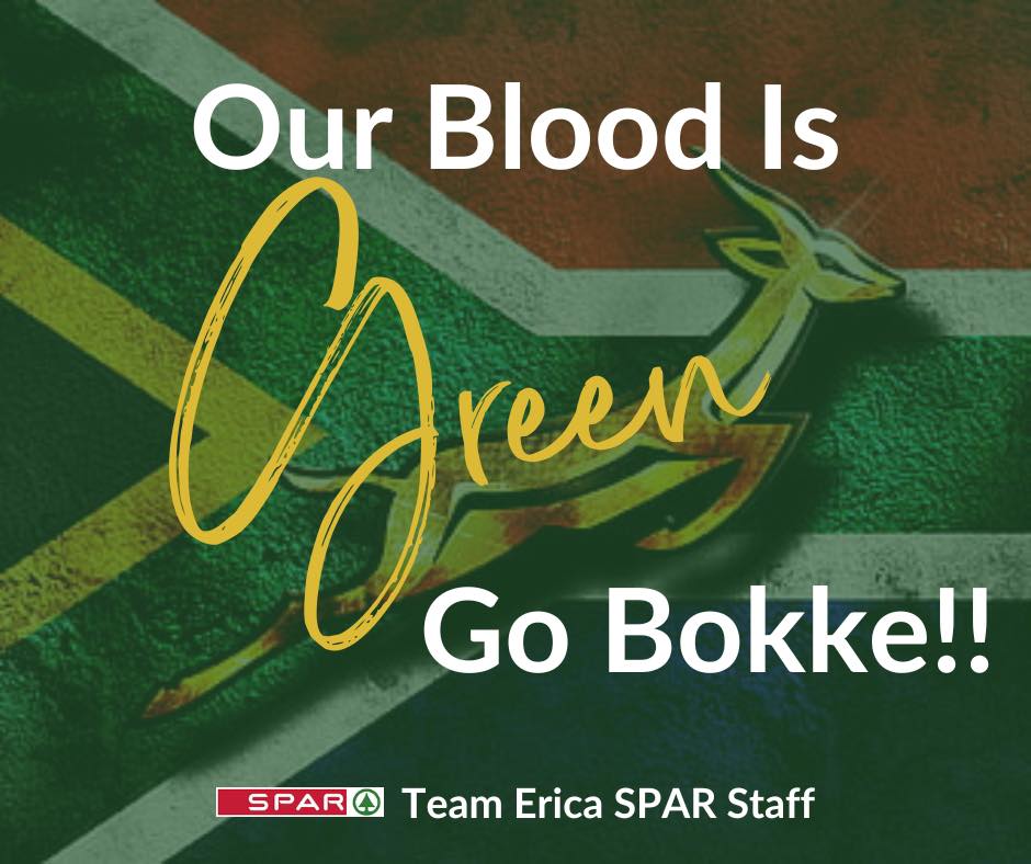 My SPAR Erica - 🏉💚💛 Backing the Springboks Against... | Facebook
