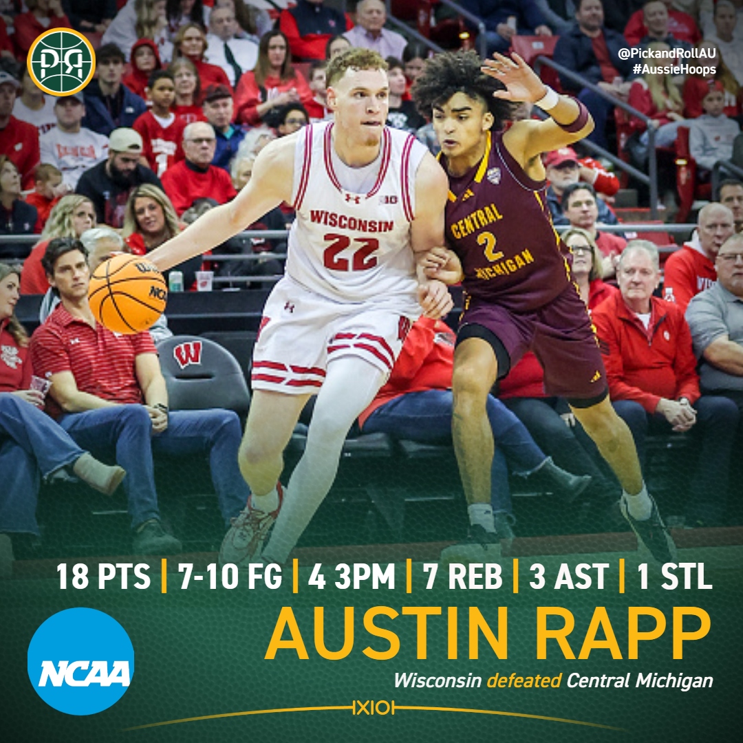 Austin Rapp hit four three-pointers in... - The Pick and Roll | Facebook