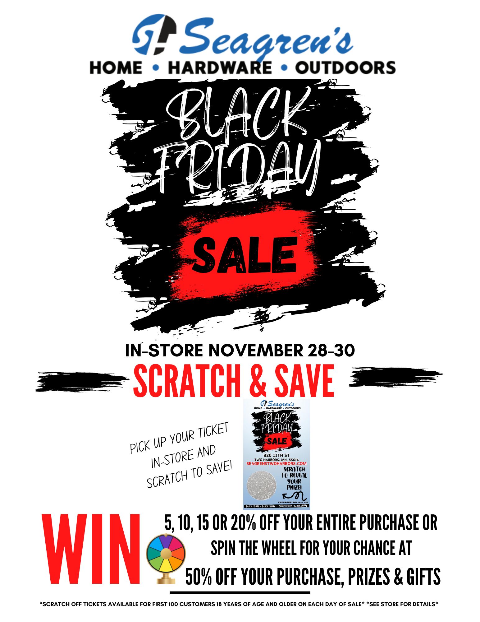 Seagren's Home Hardware Outdoors | Two Harbors MN