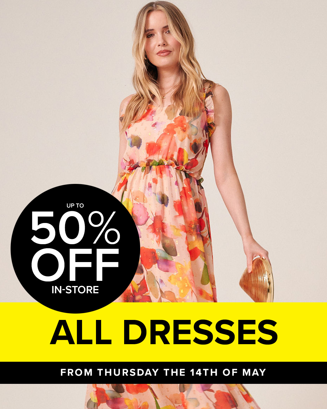 klass ladies dresses If a new spring wardrobe has been on your mind… this is your sign 👗 Up to 50% off all at Clothing, starting today 😍 Hurry while stocks last! Black dress
