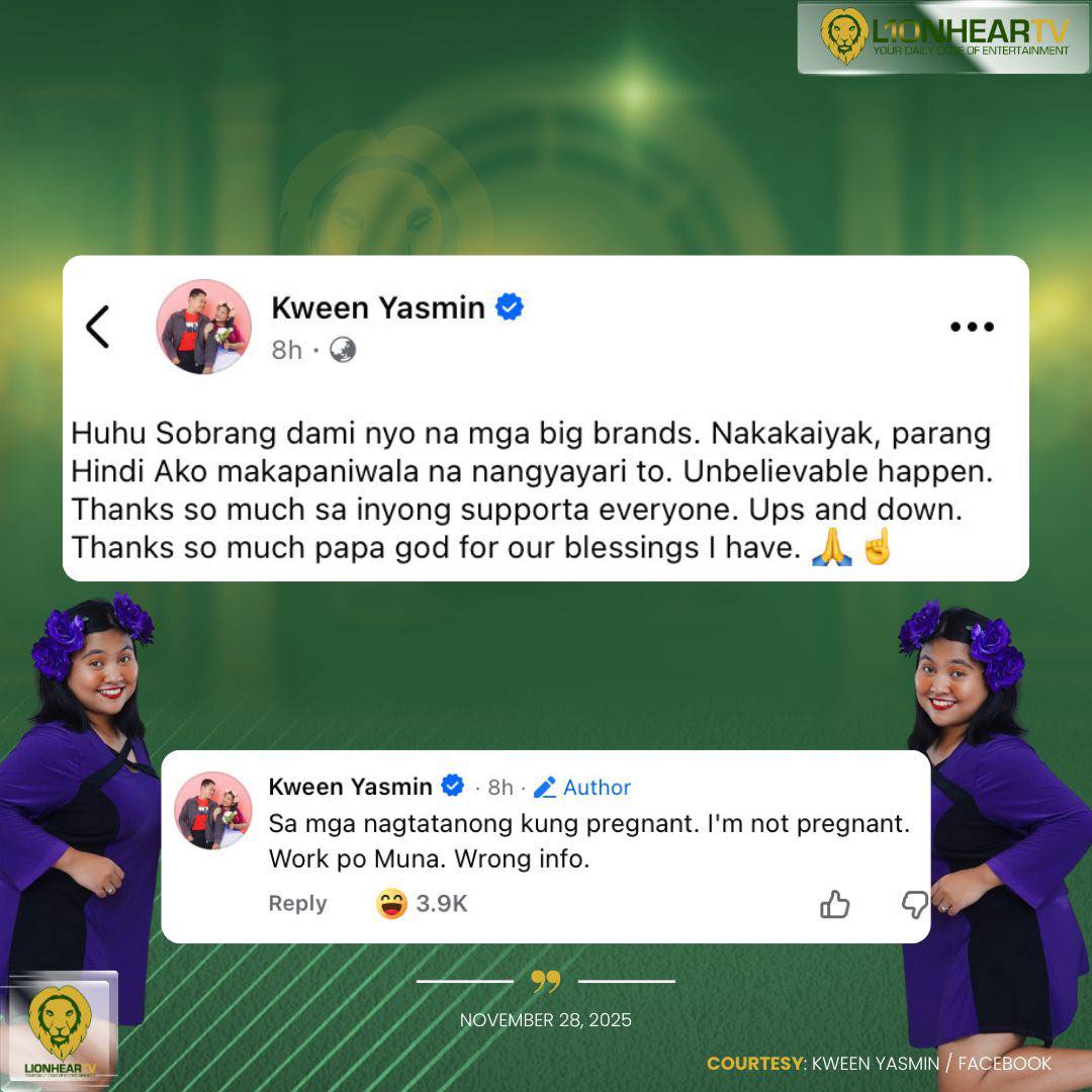 LionhearTV - ‘Blessed and booked, pero not buntis -Kween Yasmin More ...