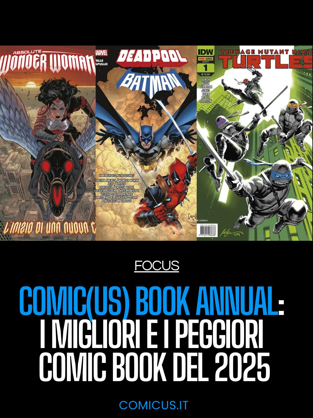 Comicus.it - 🔔 Puntata speciale di Comic(US) Book in cui tiriamo le ...